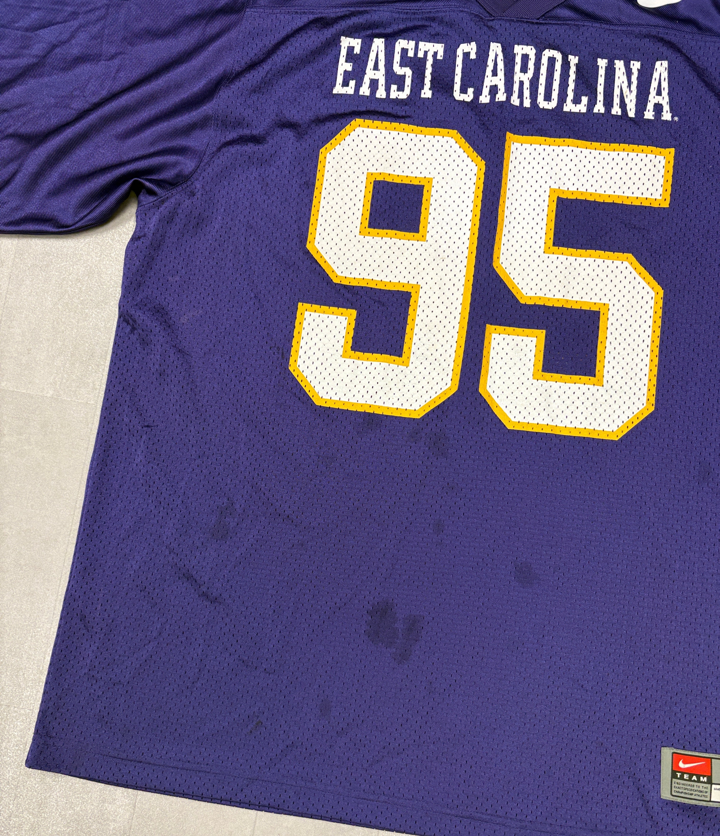 Y2K Nike ECU Pirates Football Jersey - XL