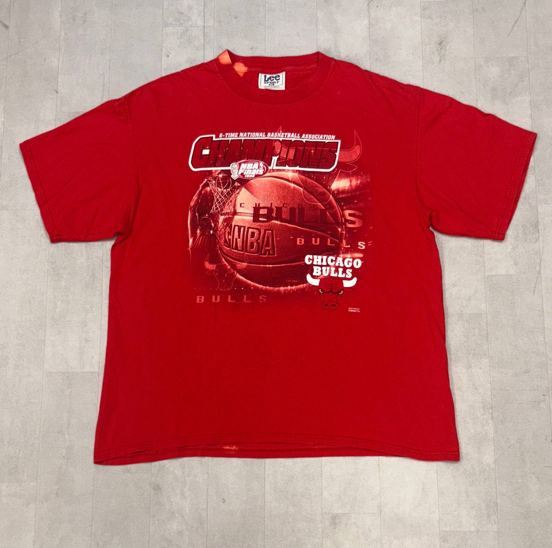 Chicago Bulls NBA 1998
Championship Nutmeg T-shirt Tee - XL