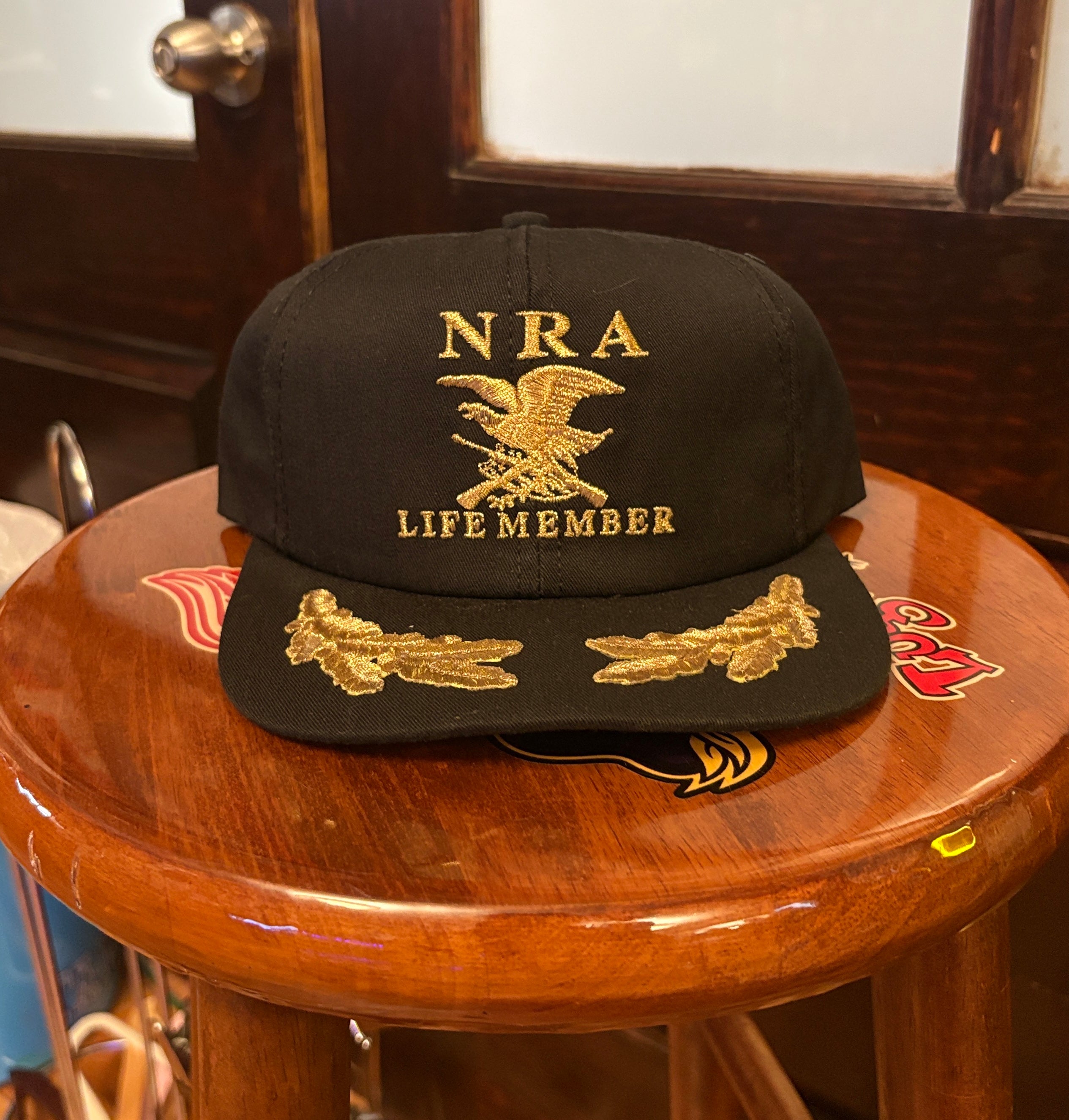 Vintage NRA Life Member SnapBack Hat