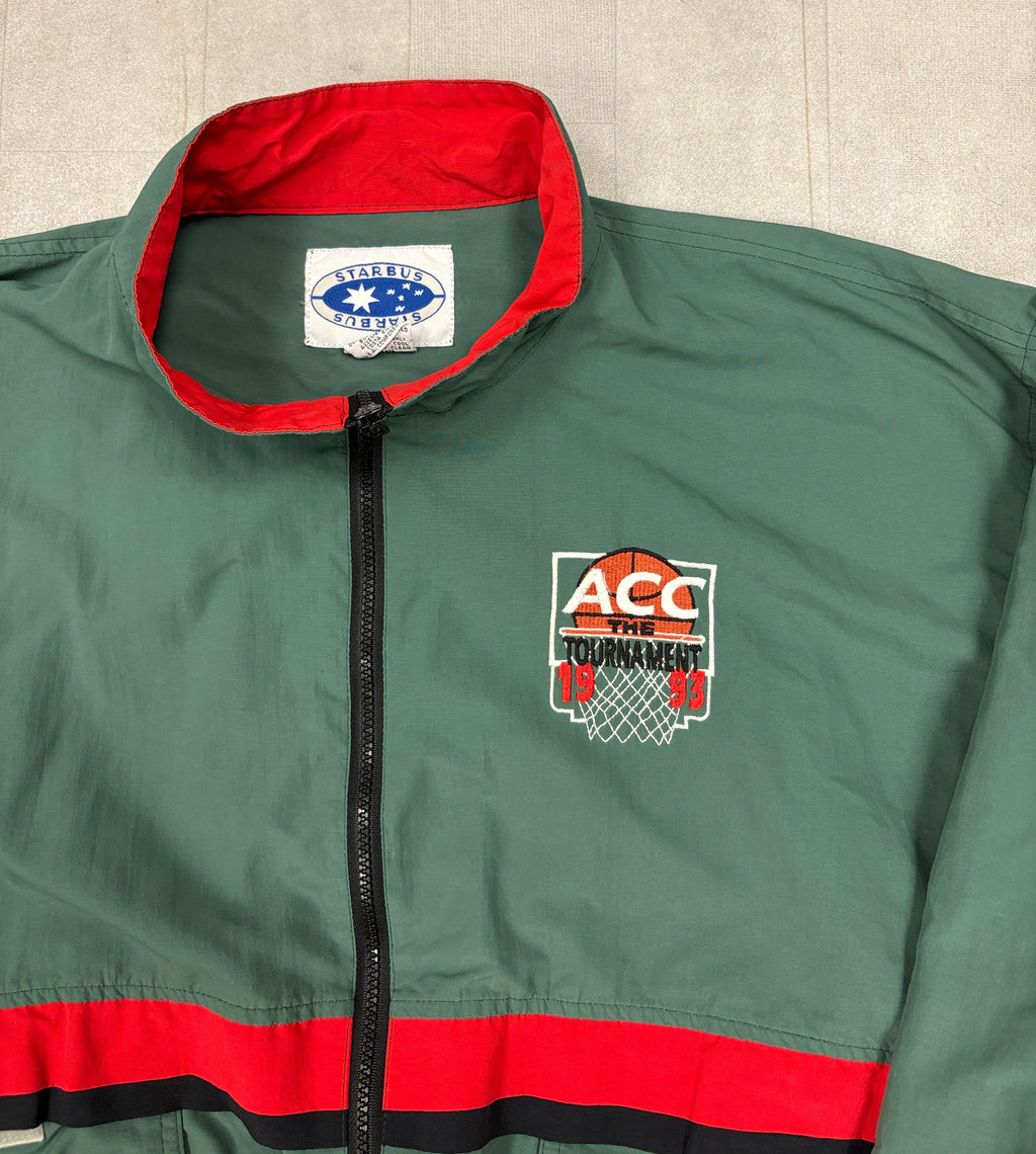 Vintage 1993 ACC The Tournament Full Zip Windbreaker Jacket - XL