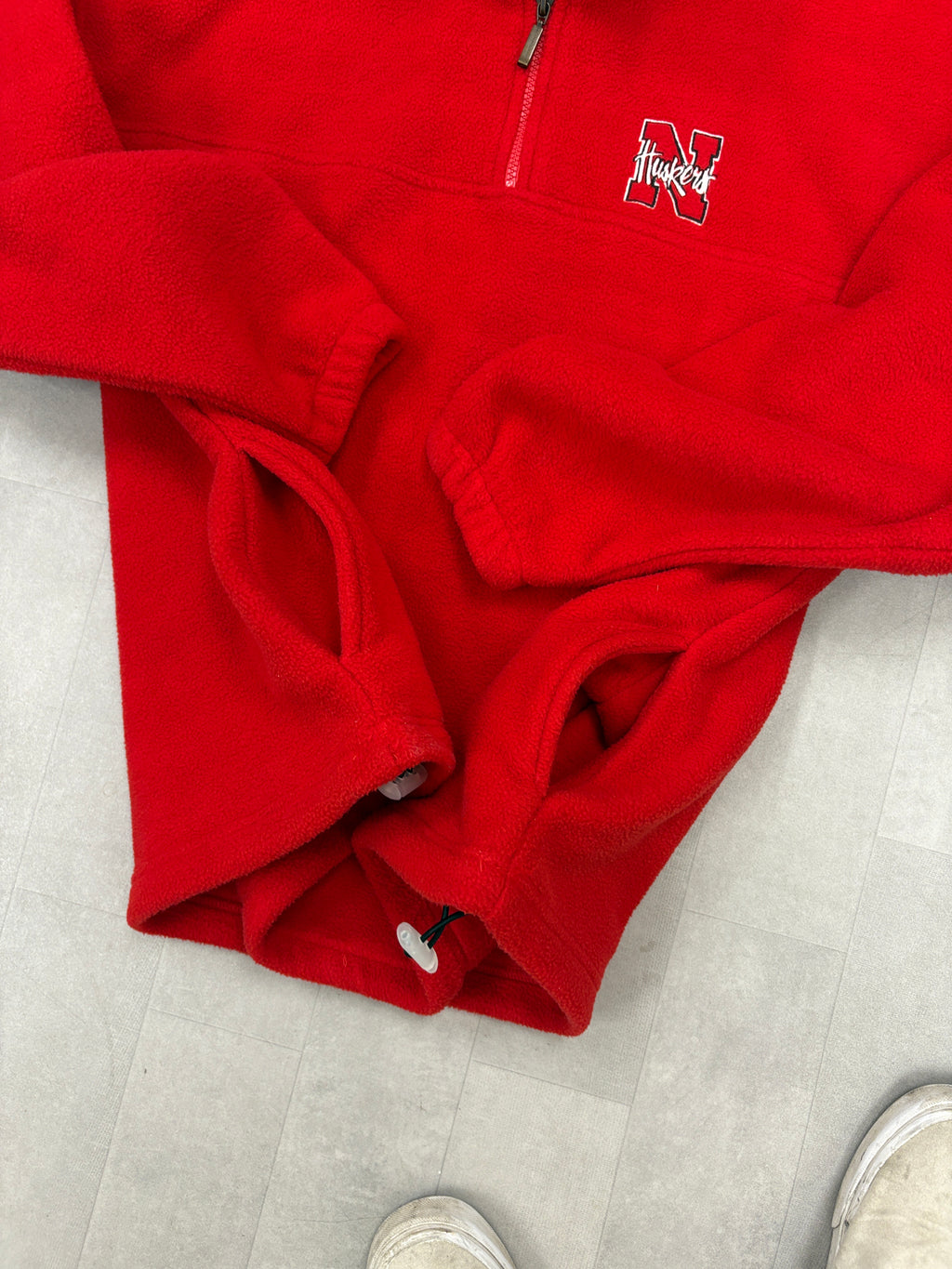 Nebraska Huskers Fleece Quarter Zip Pullover