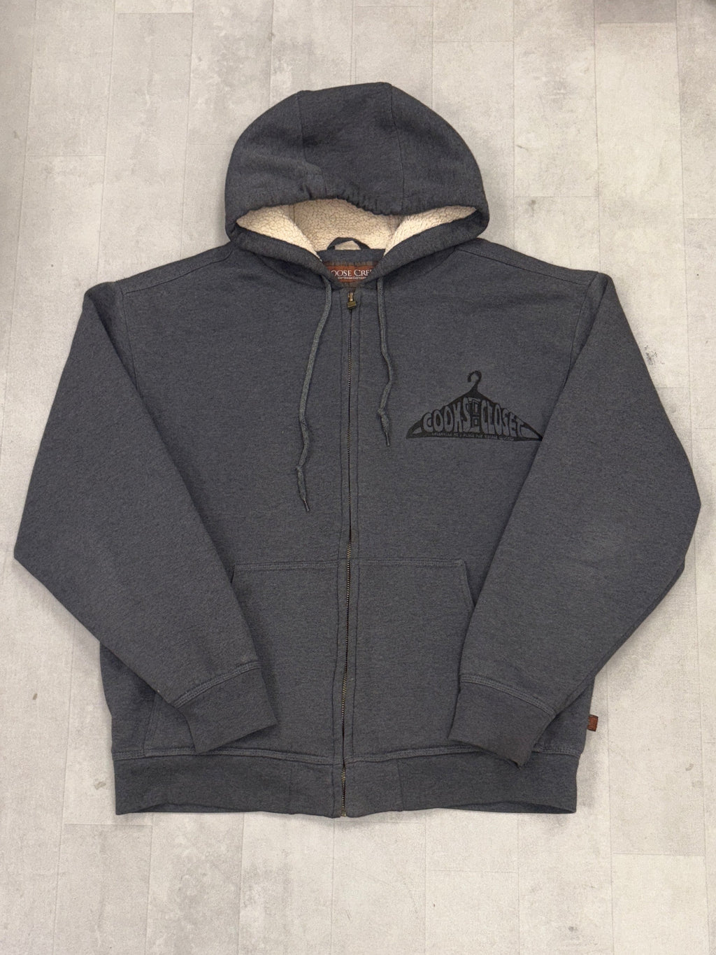 Fleece Lined Cook’s Closet Full Zip Hoodie