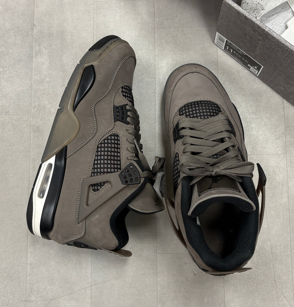 Nike Air Jordan 4 Retro Cave Stone Black Sneakers - Size 11.5
