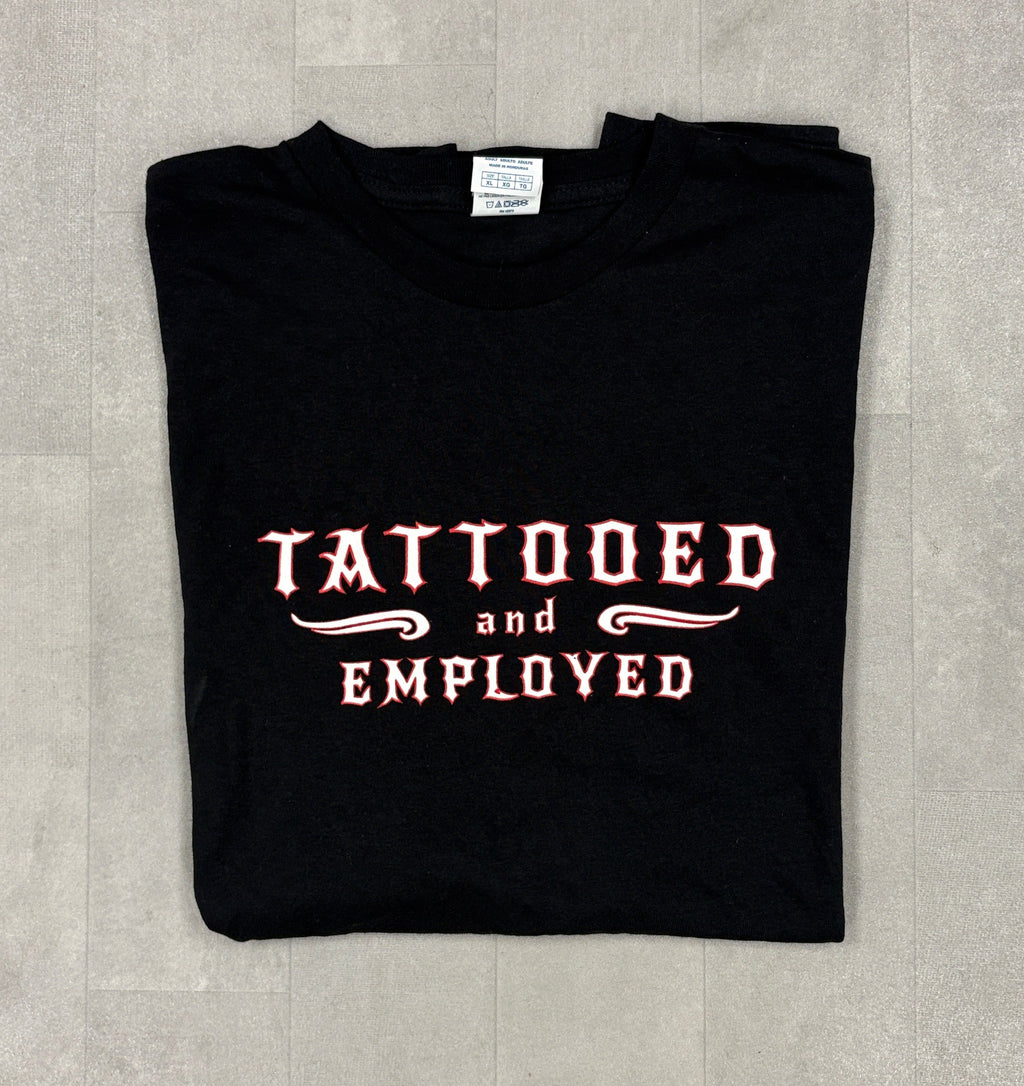 Tattooed & Employed Tee - Xl