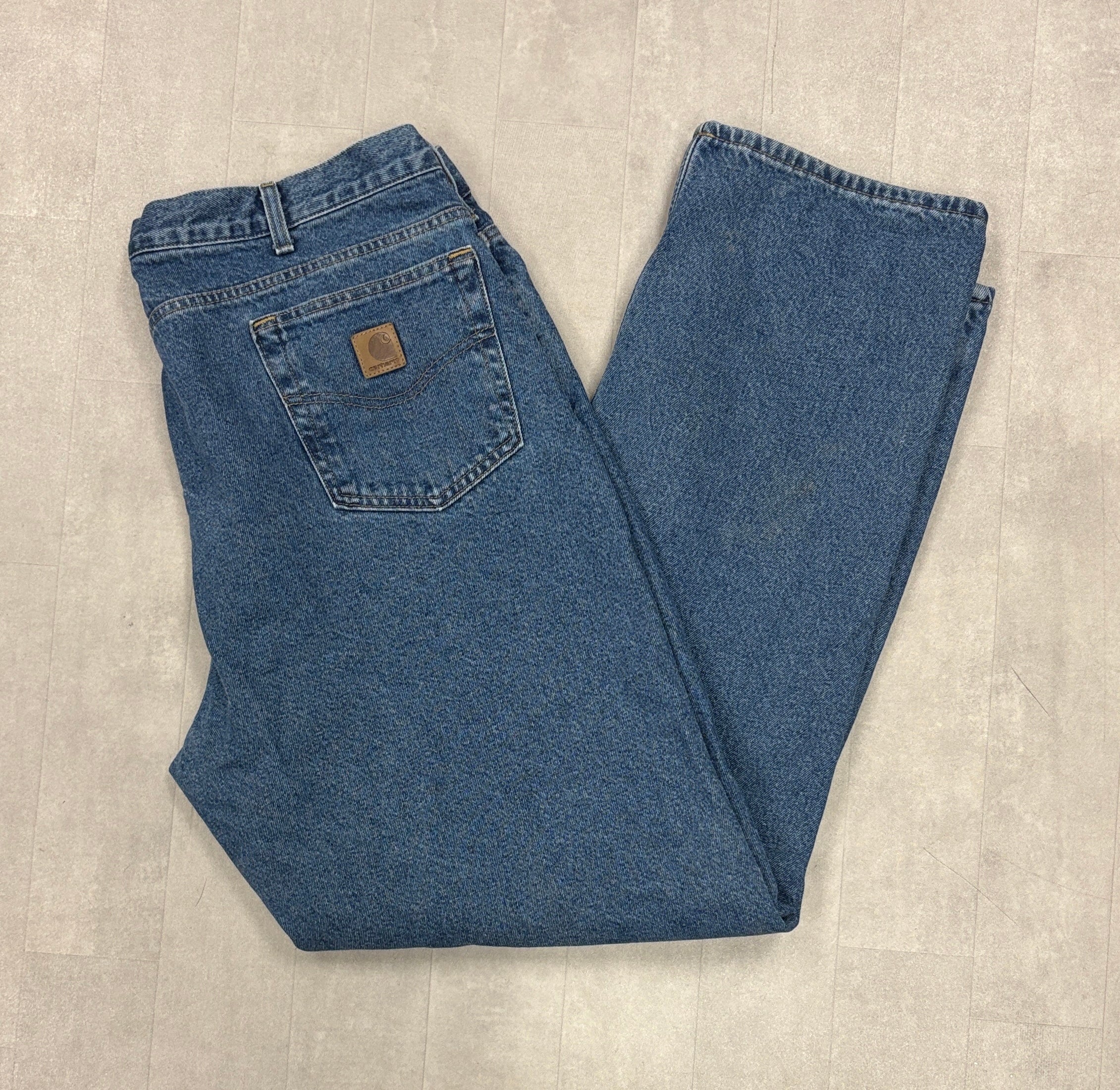 Carhartt Flannel Lined Denim Jeans - 40x34