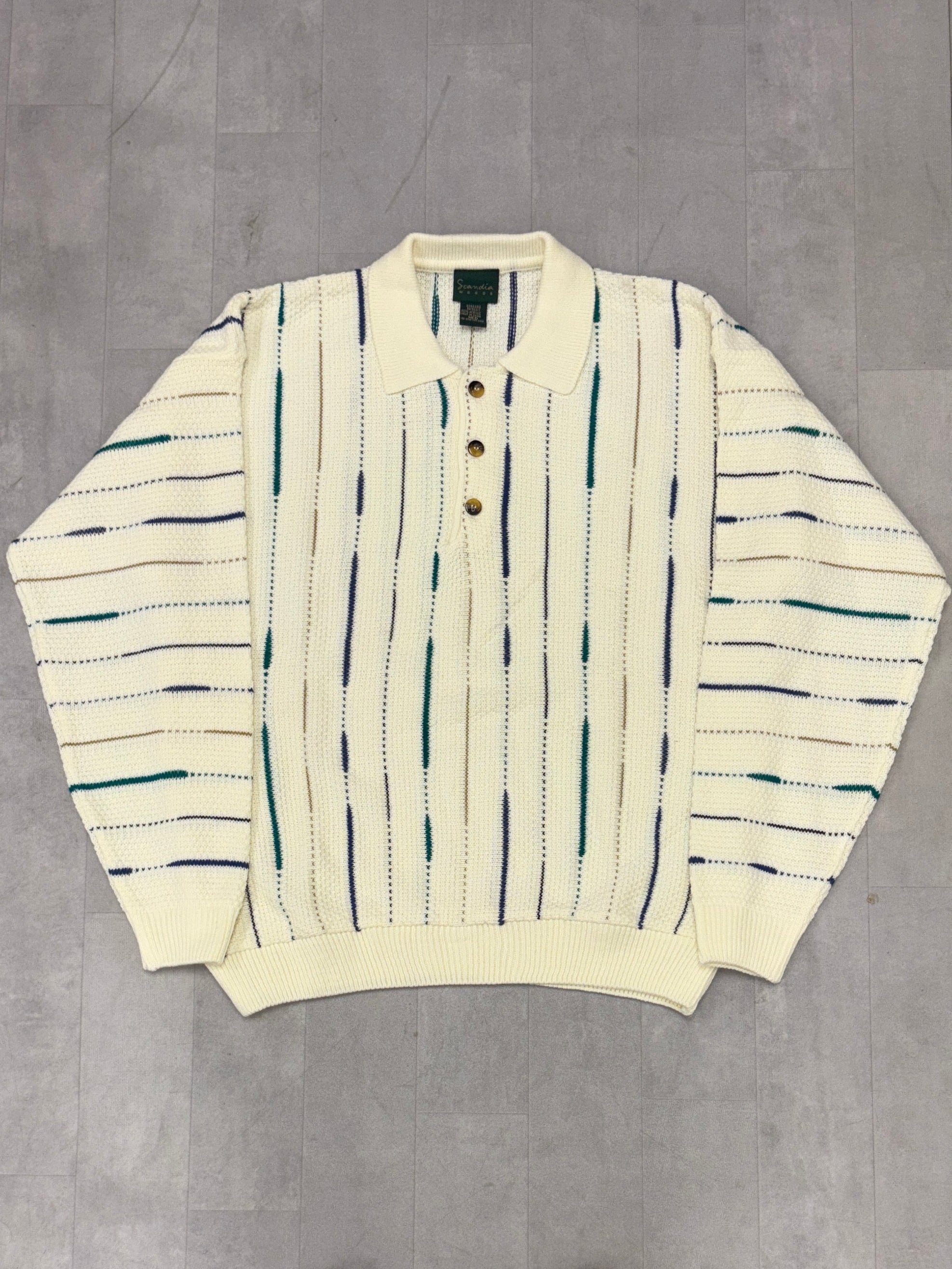 Vintage Scandia Woods Patterned Polo