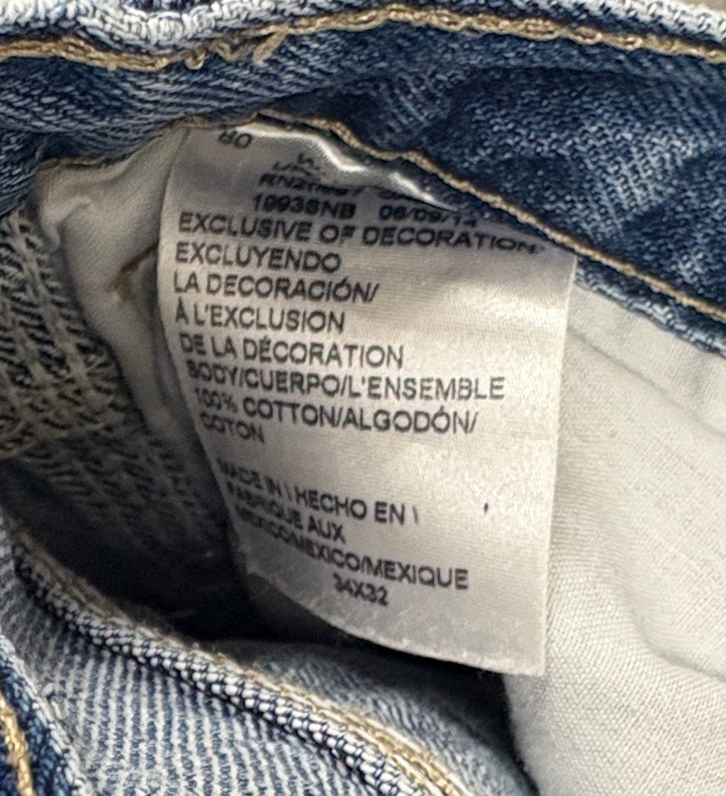 Dickies Light Wash Denim Jeans - 34x32