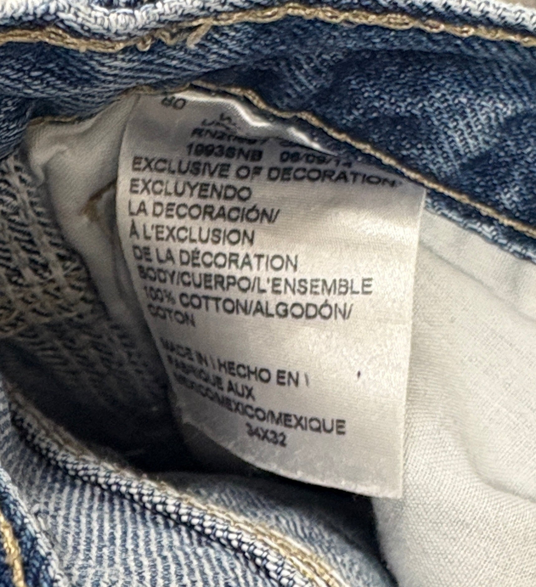 Dickies Light Wash Denim Jeans - 34x32