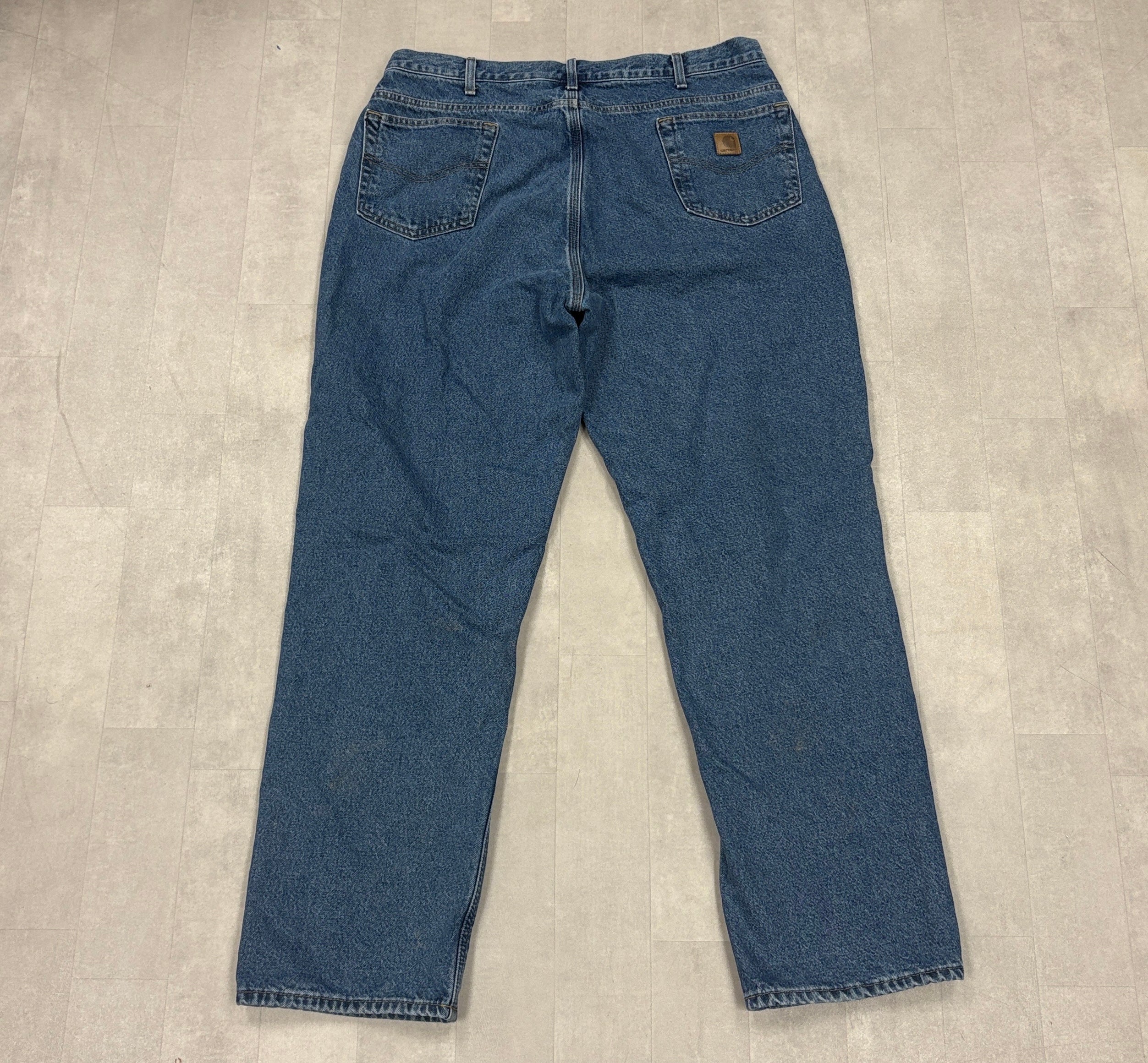 Carhartt Flannel Lined Denim Jeans - 40x34