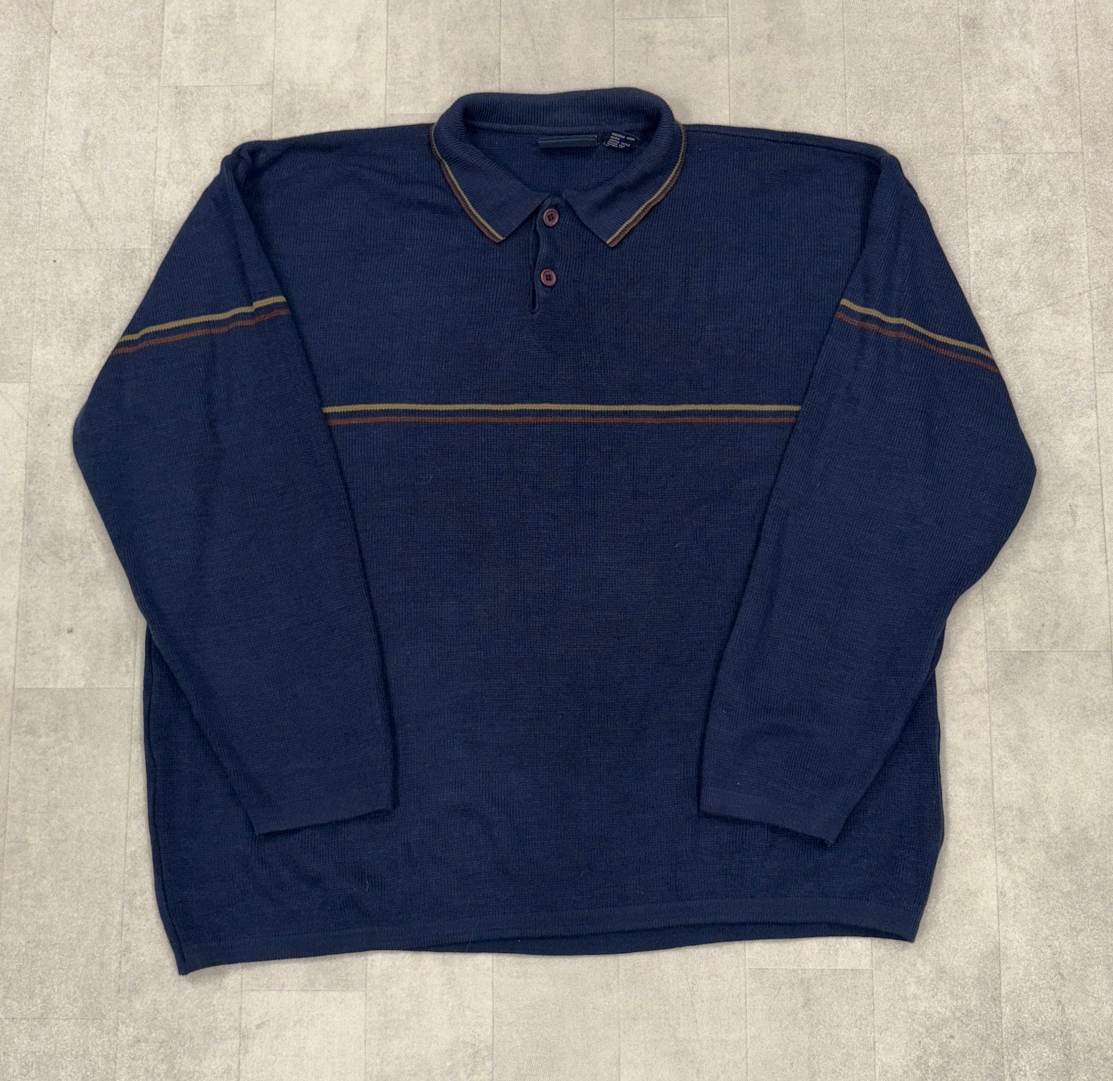 Vintage Billabong Button Up Sweater Polo - LARGE