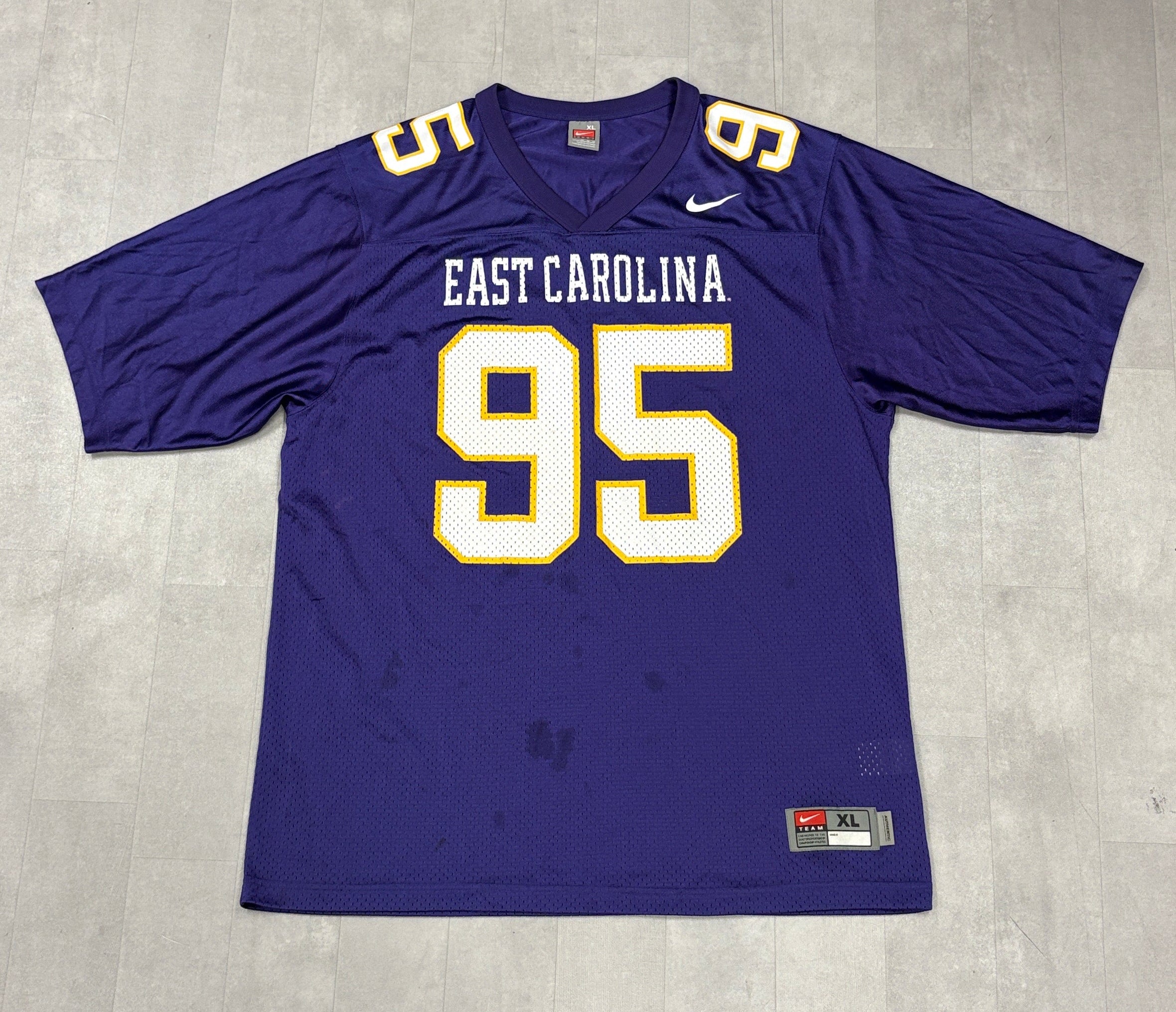Y2K Nike ECU Pirates Football Jersey - XL