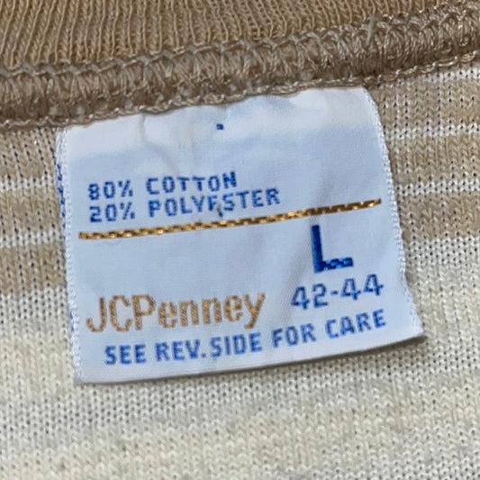 Vintage JCPenny Striped Sweater - MEDIUM