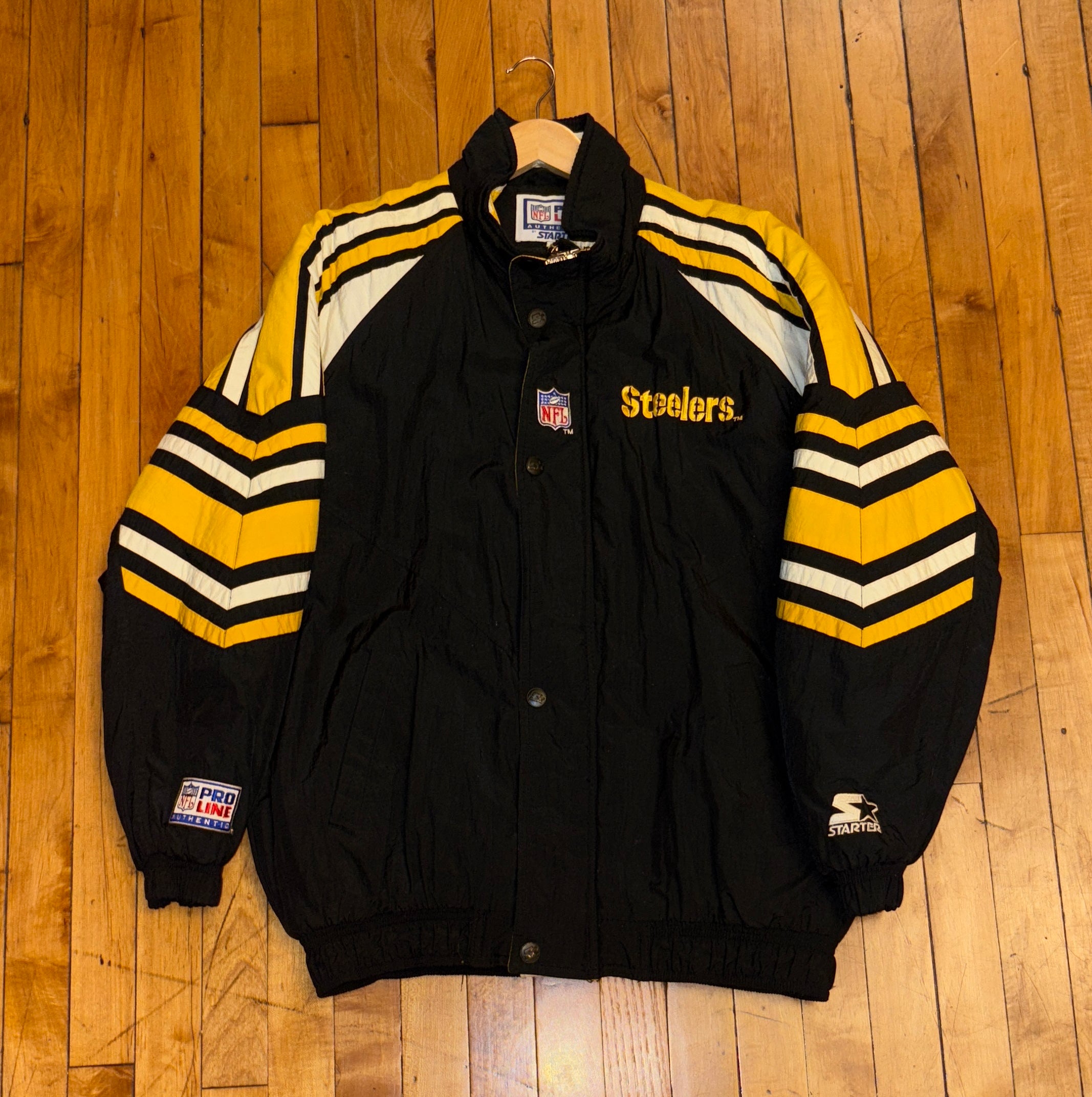 Vintage Sports Jacket Pittsburgh Steelers Starter - MEDIUM