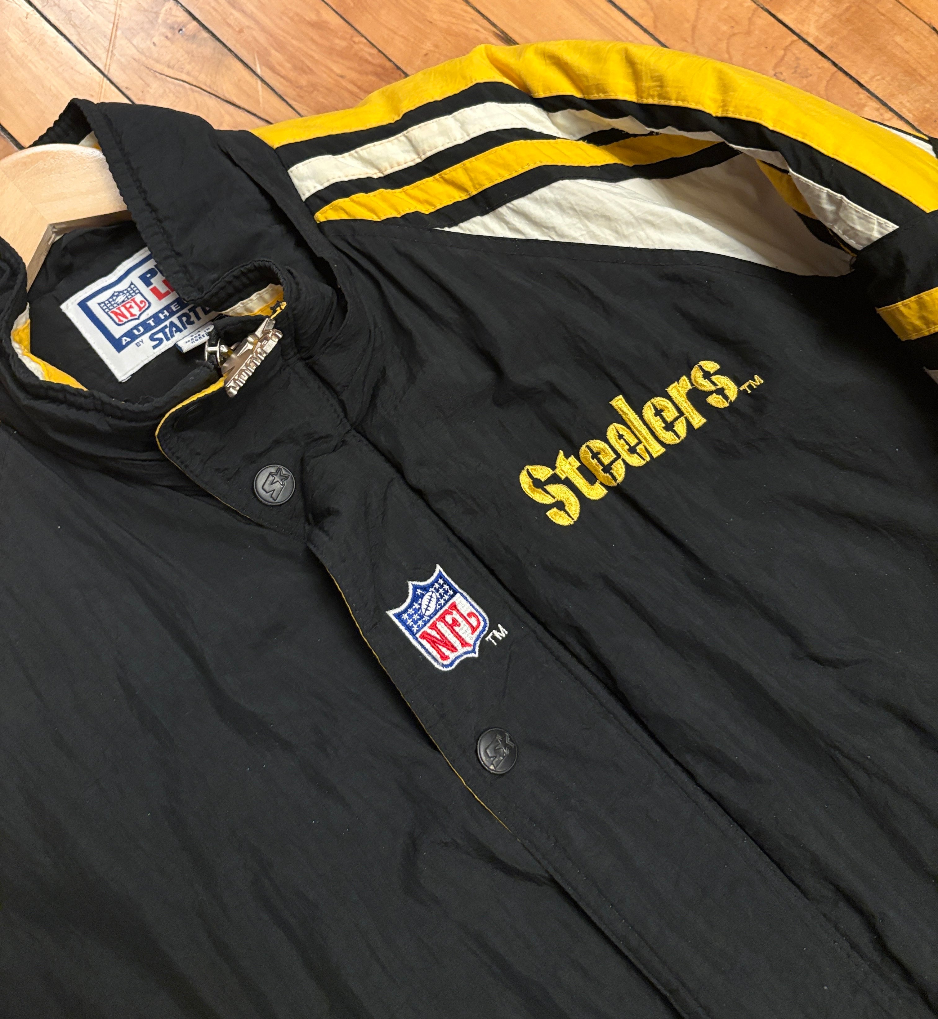 Vintage Sports Jacket Pittsburgh Steelers Starter - MEDIUM