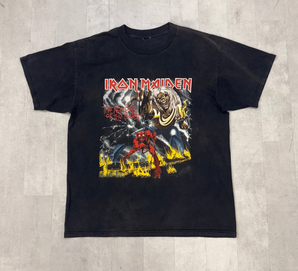 2008 IRON MAIDEN The Number Of The Beast Concert Tour Shirt - LARGE