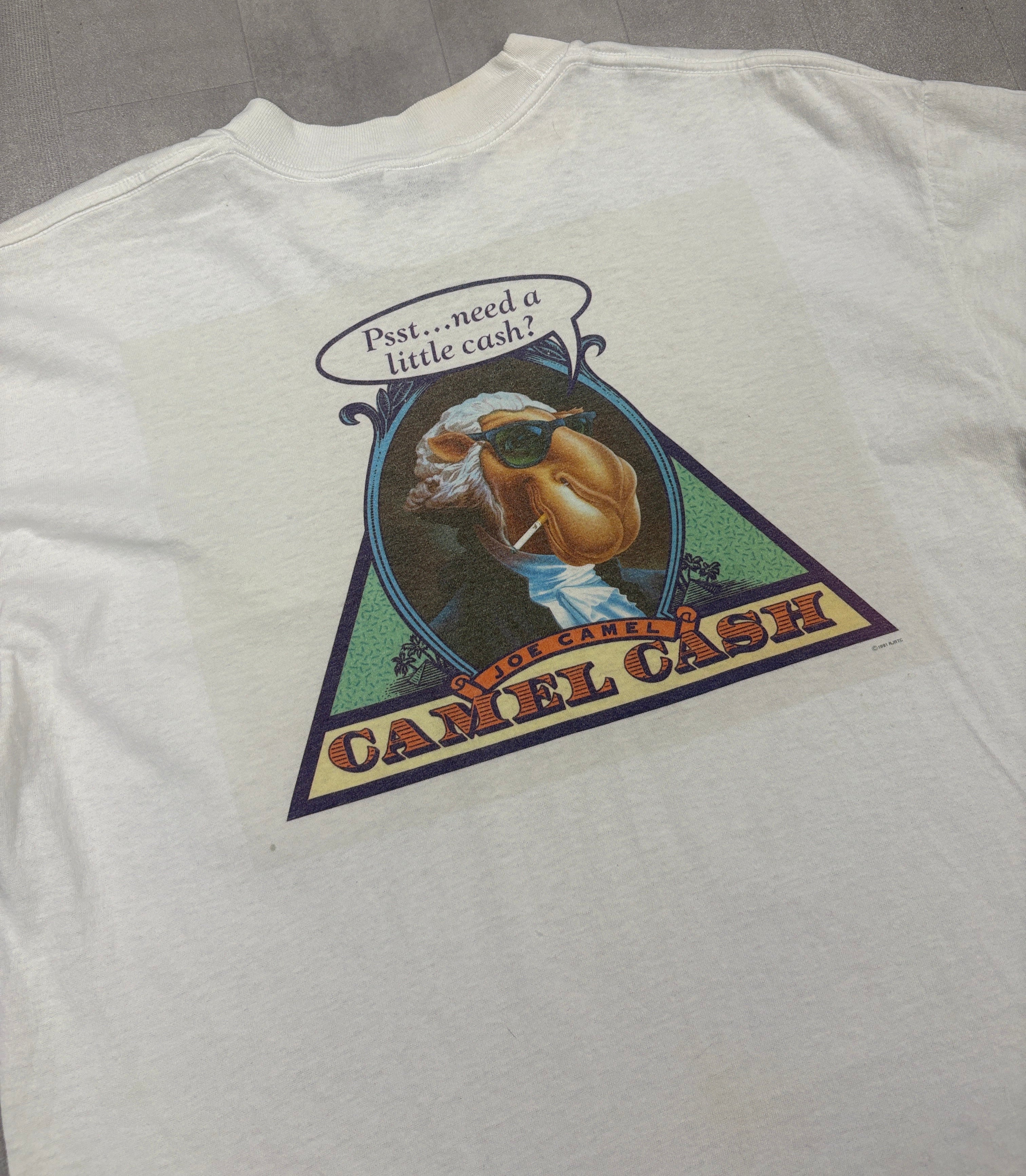 Vintage Camel Cash Joe Camel Tee - LARGE
