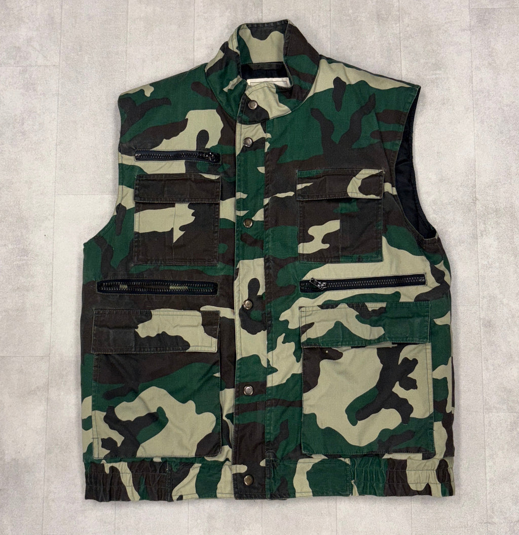Vintage Camo Hinting Vest - SMALL