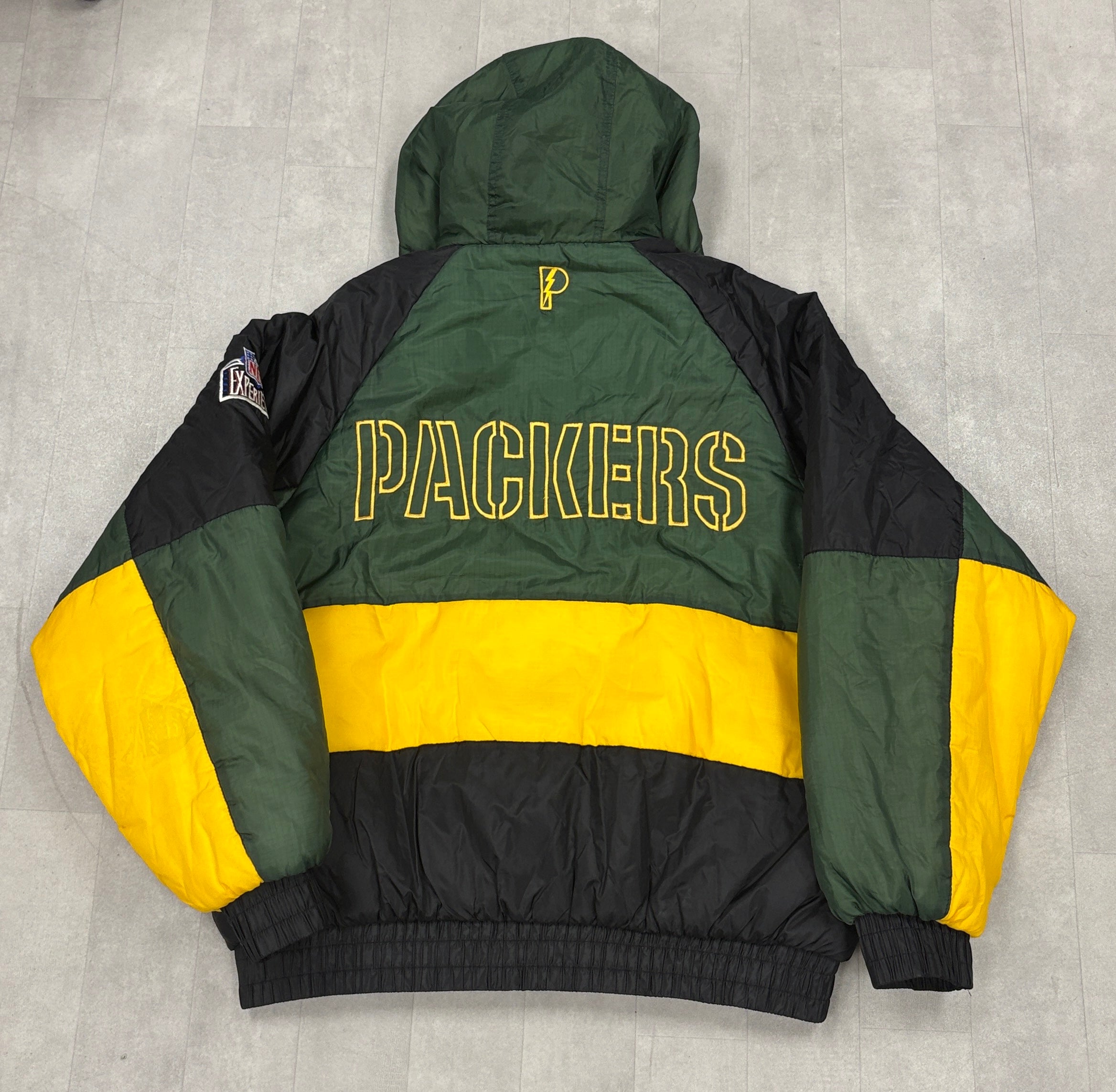 Vintage 1990s Green Bay Packers Pro Player Puffer Jacket NFL - XL