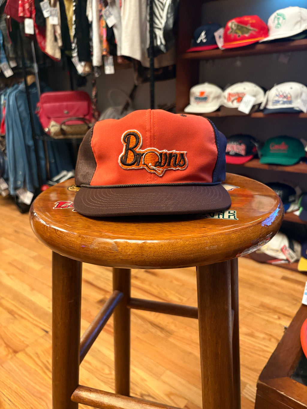 Vintage Cleveland Browns Trucker Snapback Rope Hat