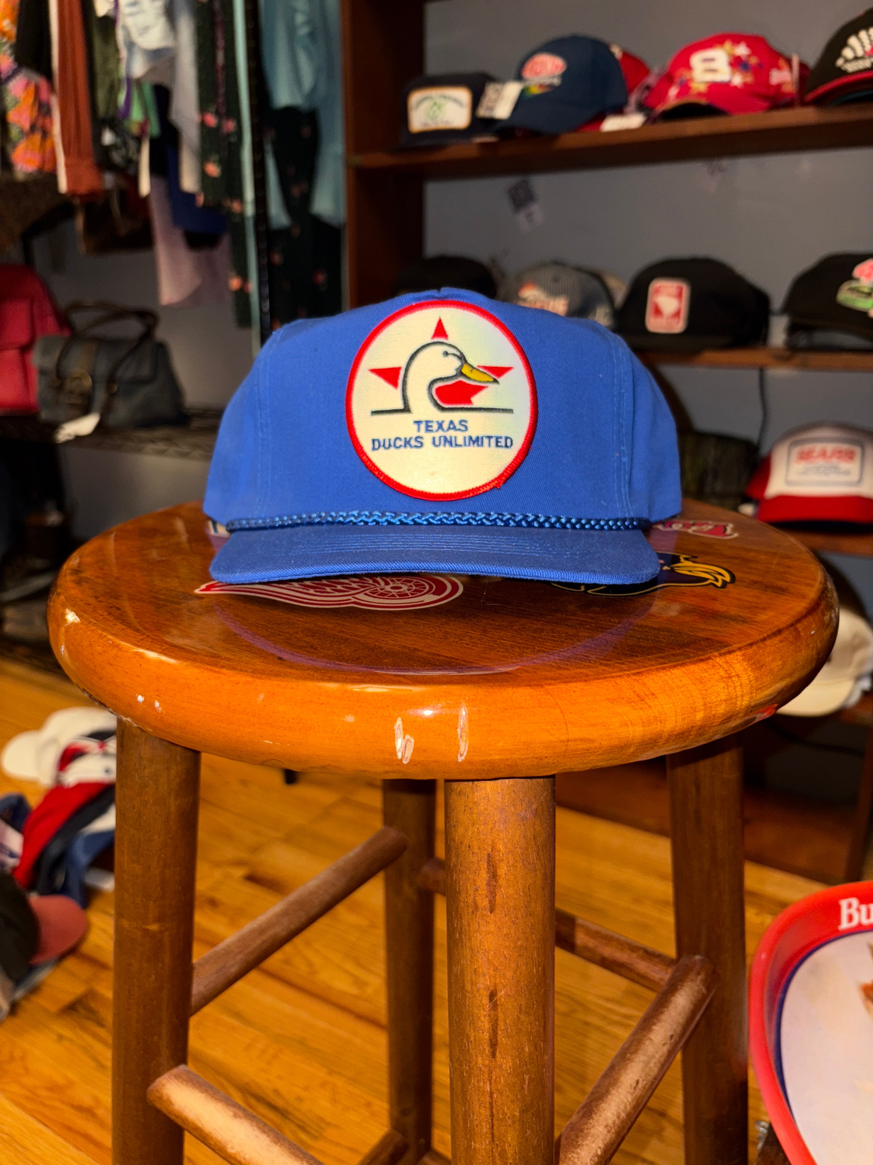 Vintage Texas Ducks Unlimited SnapBack Rope Hat