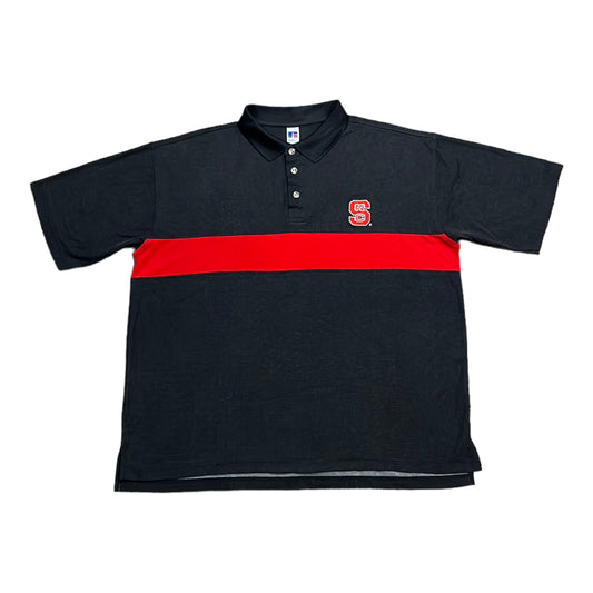 Y2K NC State Collegiate Russell Athletic Polo - XL