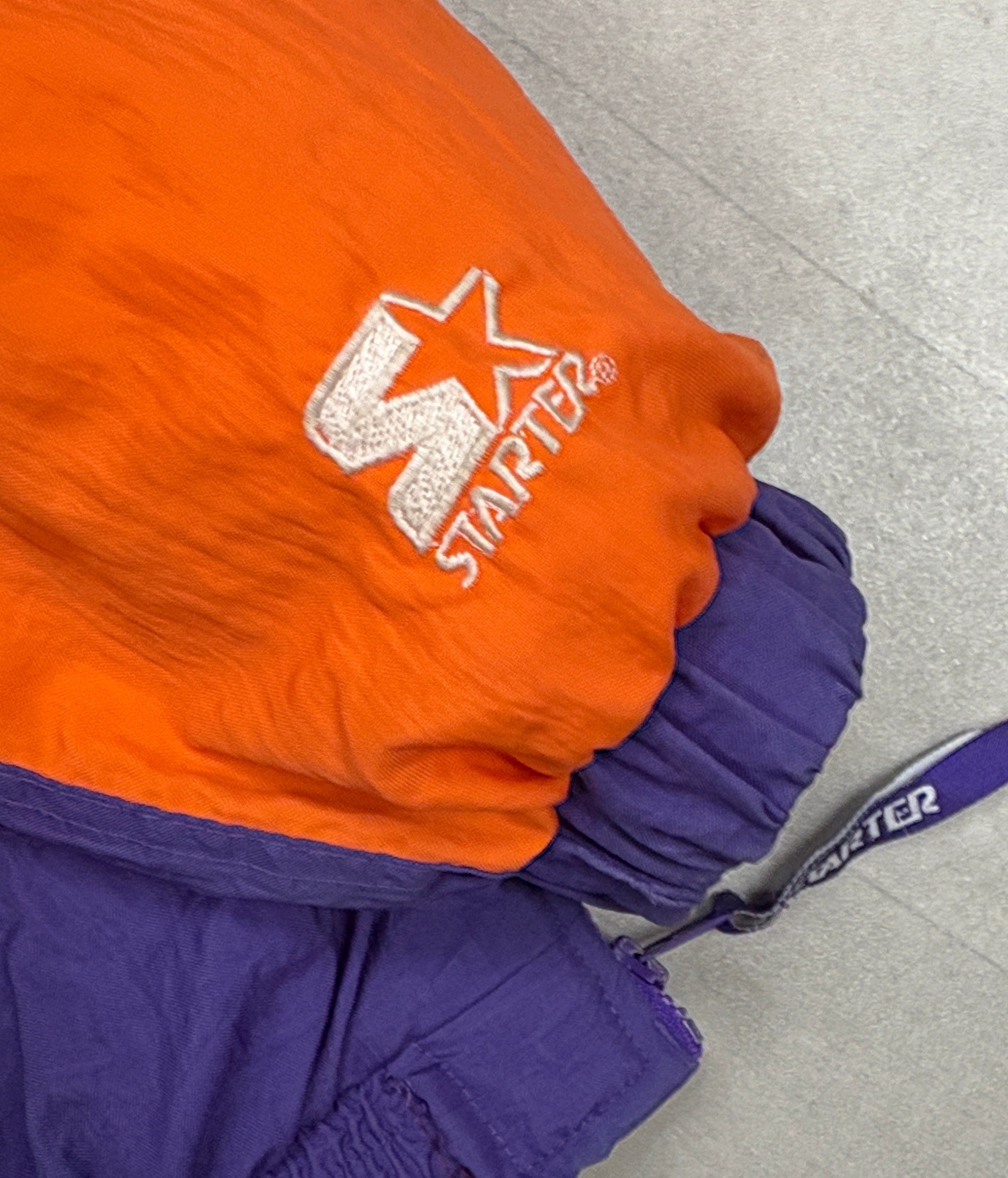 Vintage Starter Phoenix Suns Anorak Hooded Puffer Jacket - MEDIUM