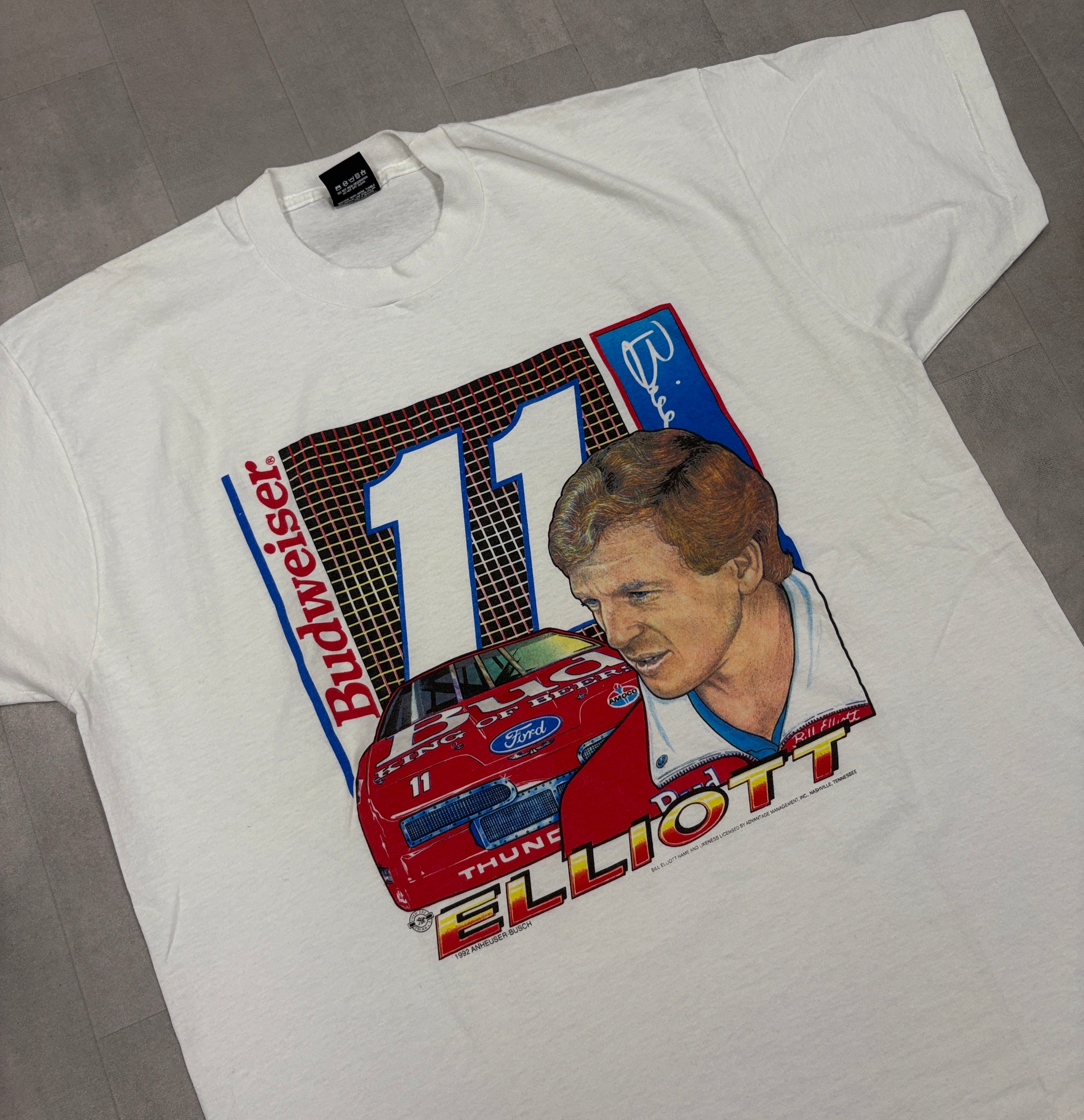 Vintage Bill Elliott NASCAR Racing Tee - XL