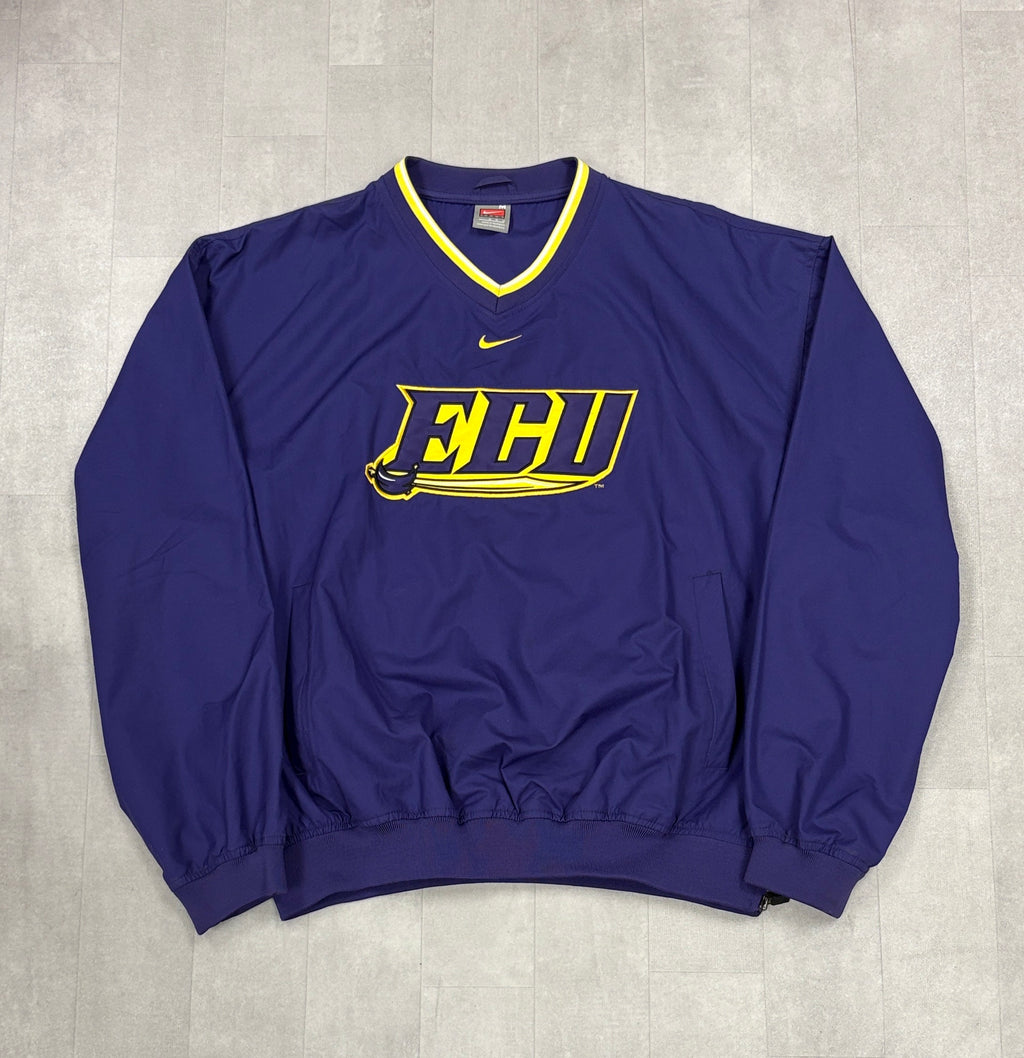 Vintage Nike x ECU Pirates Center Check Windbreaker - MEDIUM