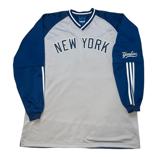 Y2K Adidas New York Yankees Long Sleeve - XL