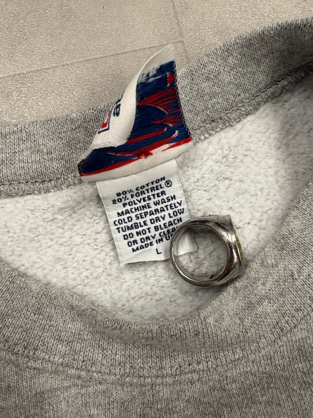 Vintage Embroidered Duke Blue Devils Crewneck Sweater - MEDIUM