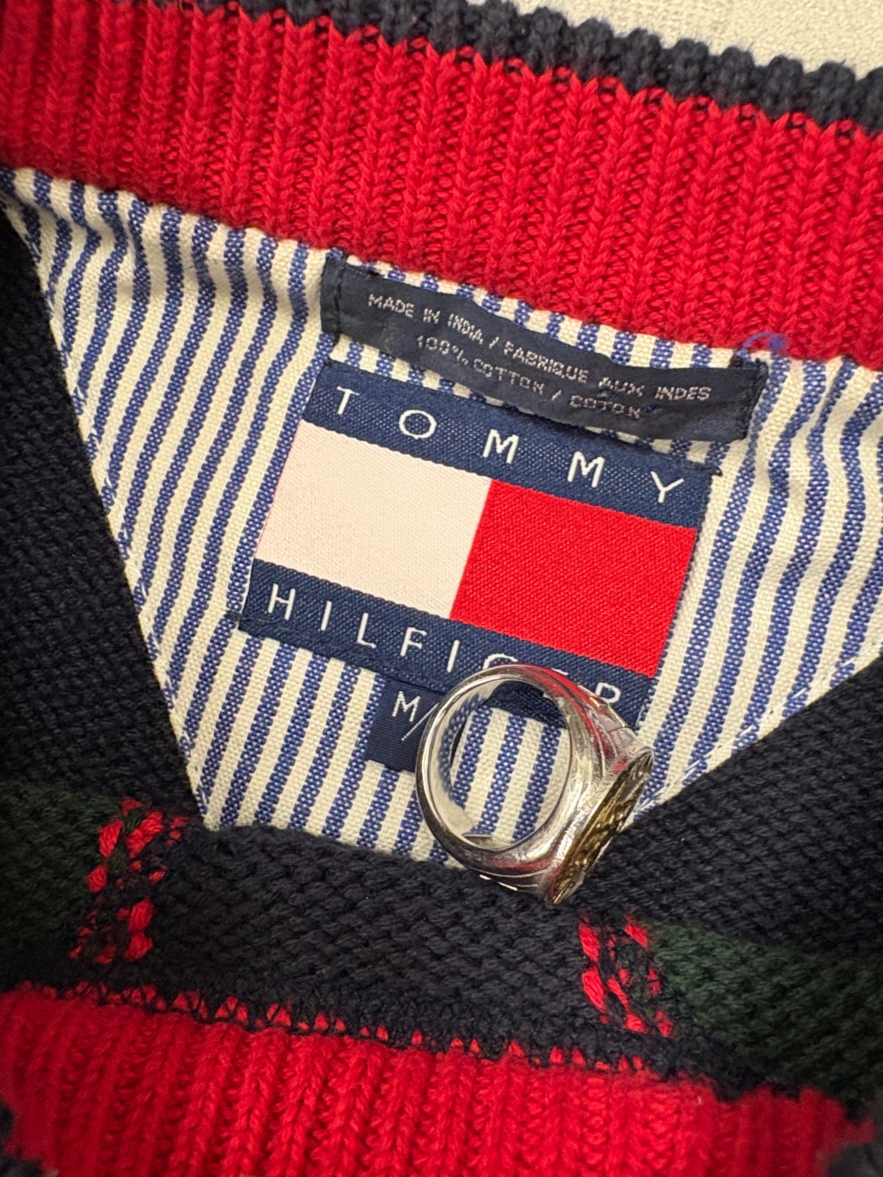 Vintage Tommy Hilfiger Striped 90s Crewneck Sweater