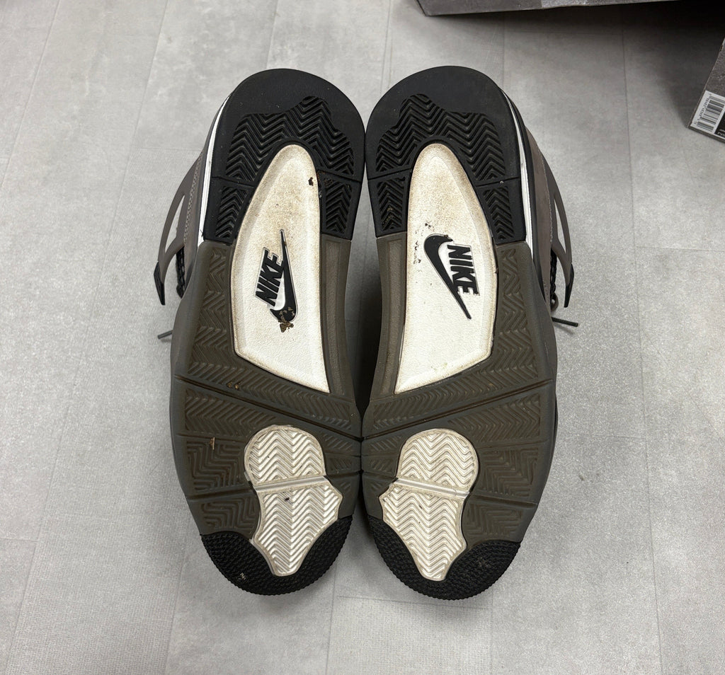 Nike Air Jordan 4 Retro Cave Stone Black Sneakers - Size 11.5