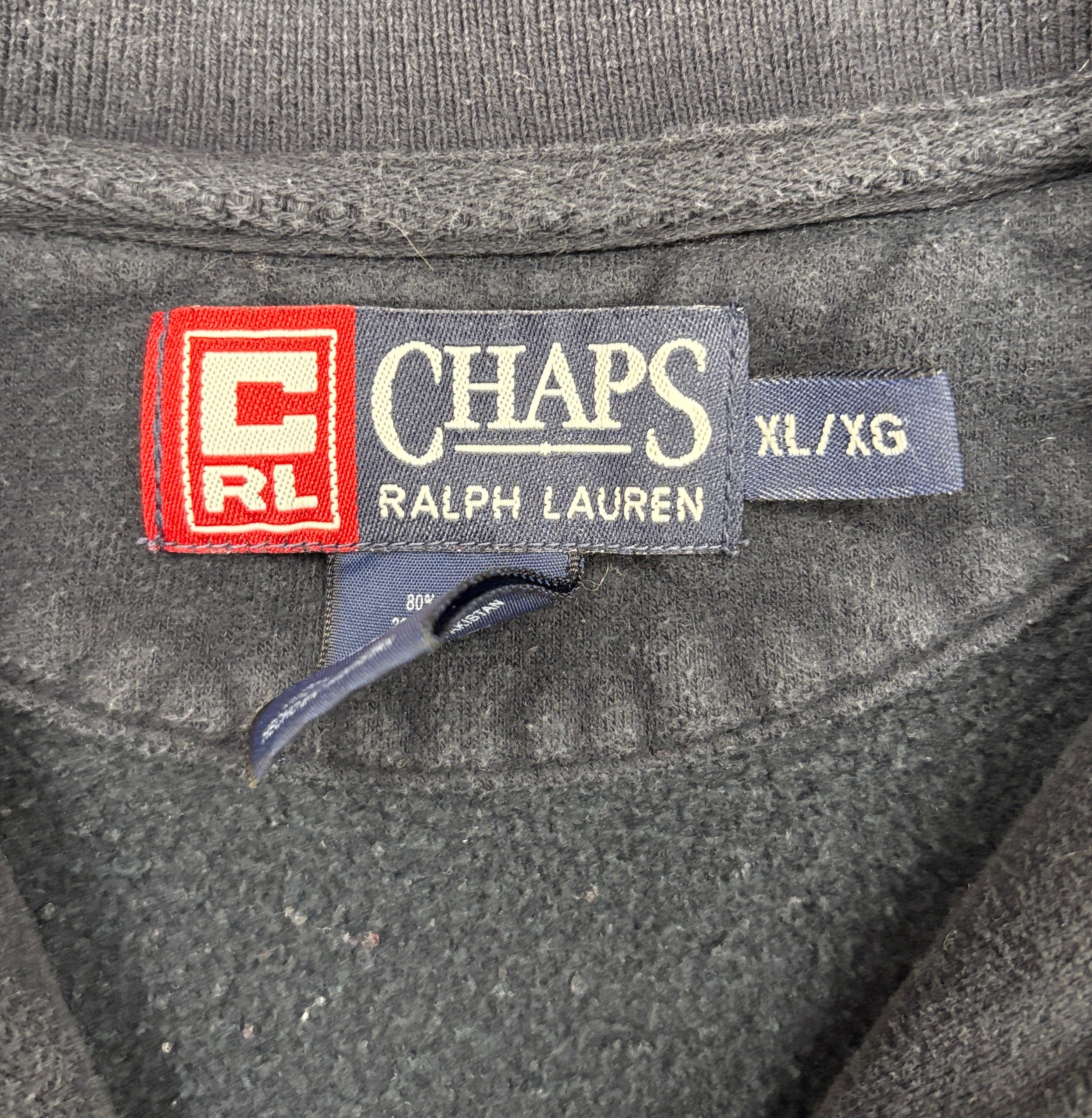 Vintage Chaps Ralph Lauren Quarter Zip Pullover - XL