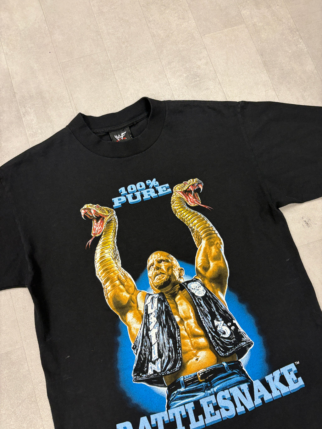 Vintage 1998 WWF Stone Cold Steve Austin “ 100% Pure Rattlesnake” Tee - MEDIUM