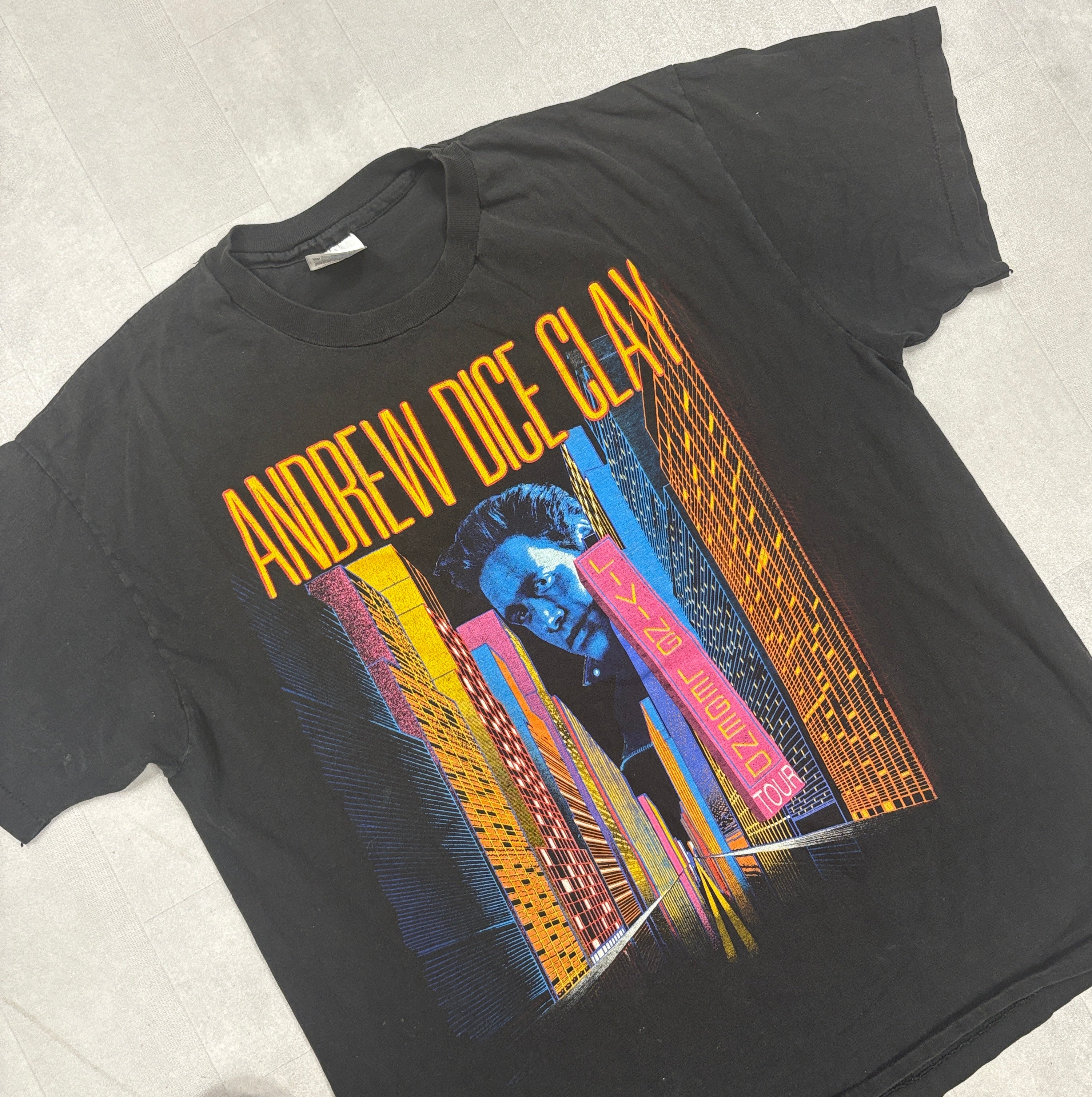 Vintage Andrew Dice Clay Official 1991 Living Legend Tour - LARGE