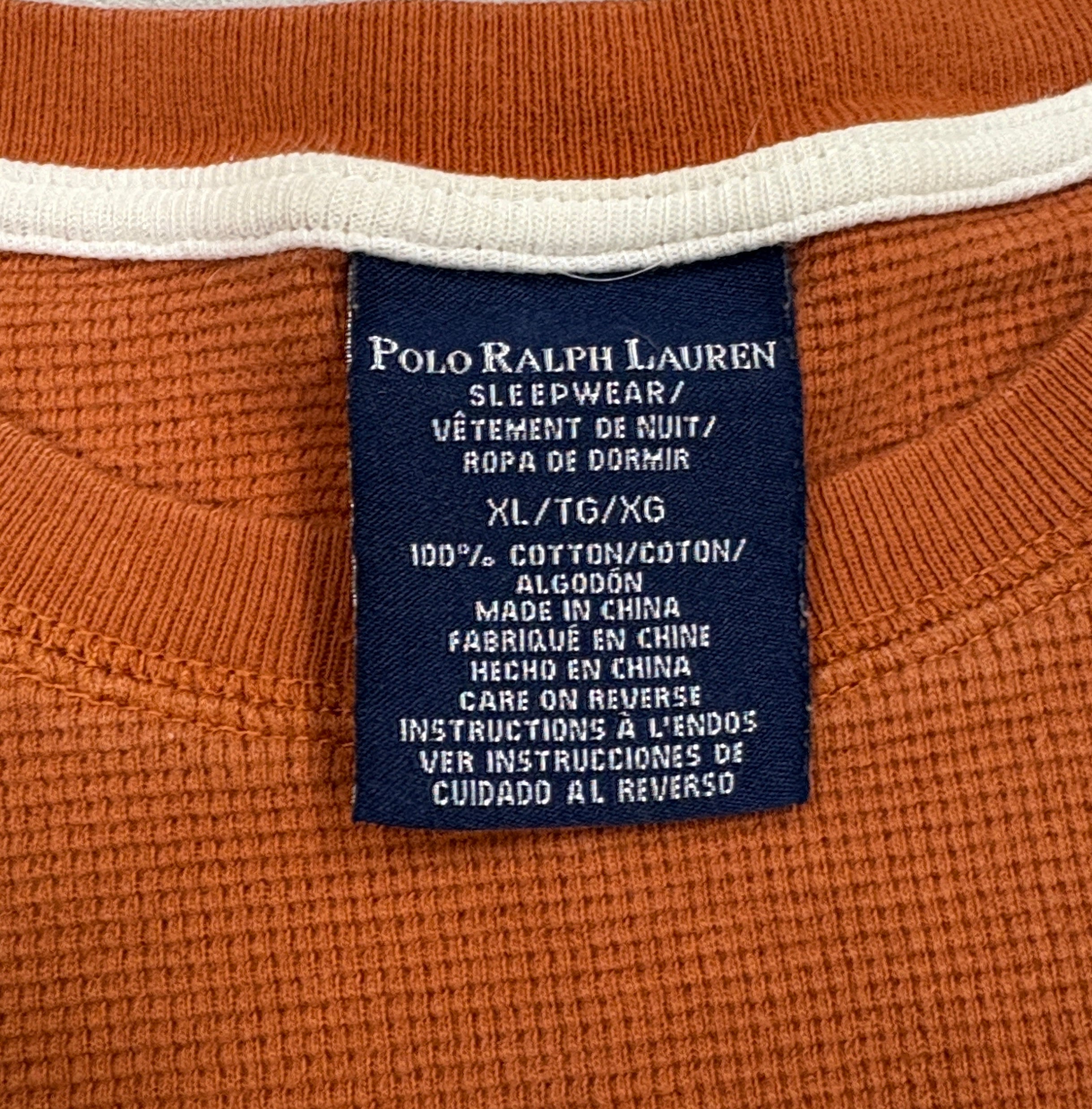 Polo Ralph Lauren Long Sleeve Thermal - LARGE