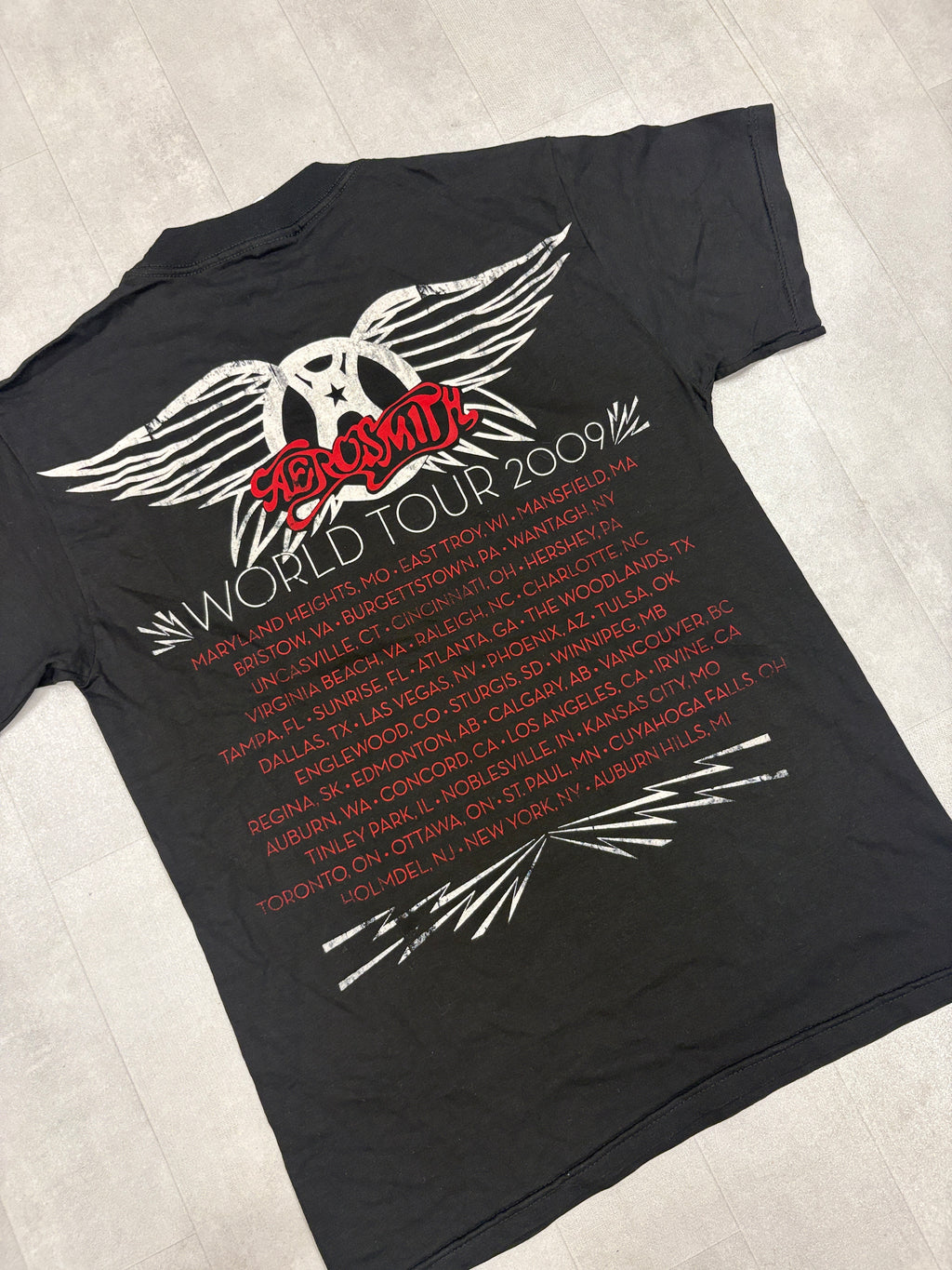 2009 World Tour AOP Concert Tee - SMALL