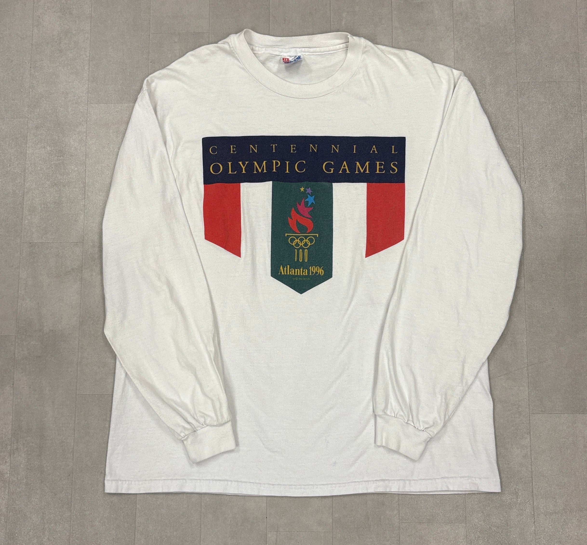Vintage Centennial Olympics Atlanta 1996 Long Sleeve Tee - XL