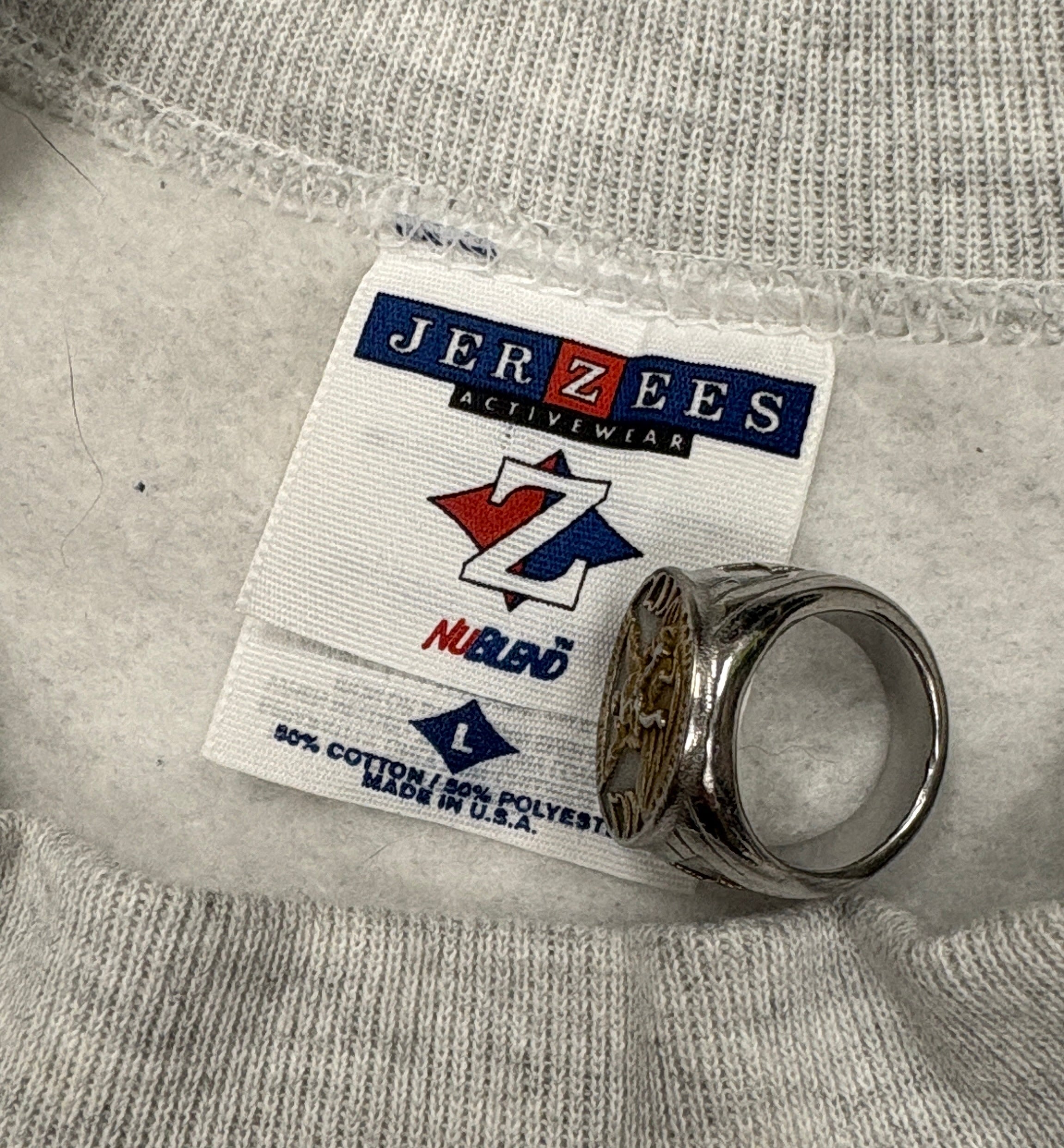 Vintage Duke Blue Devils Basketball Crewneck Sweater - LARGE