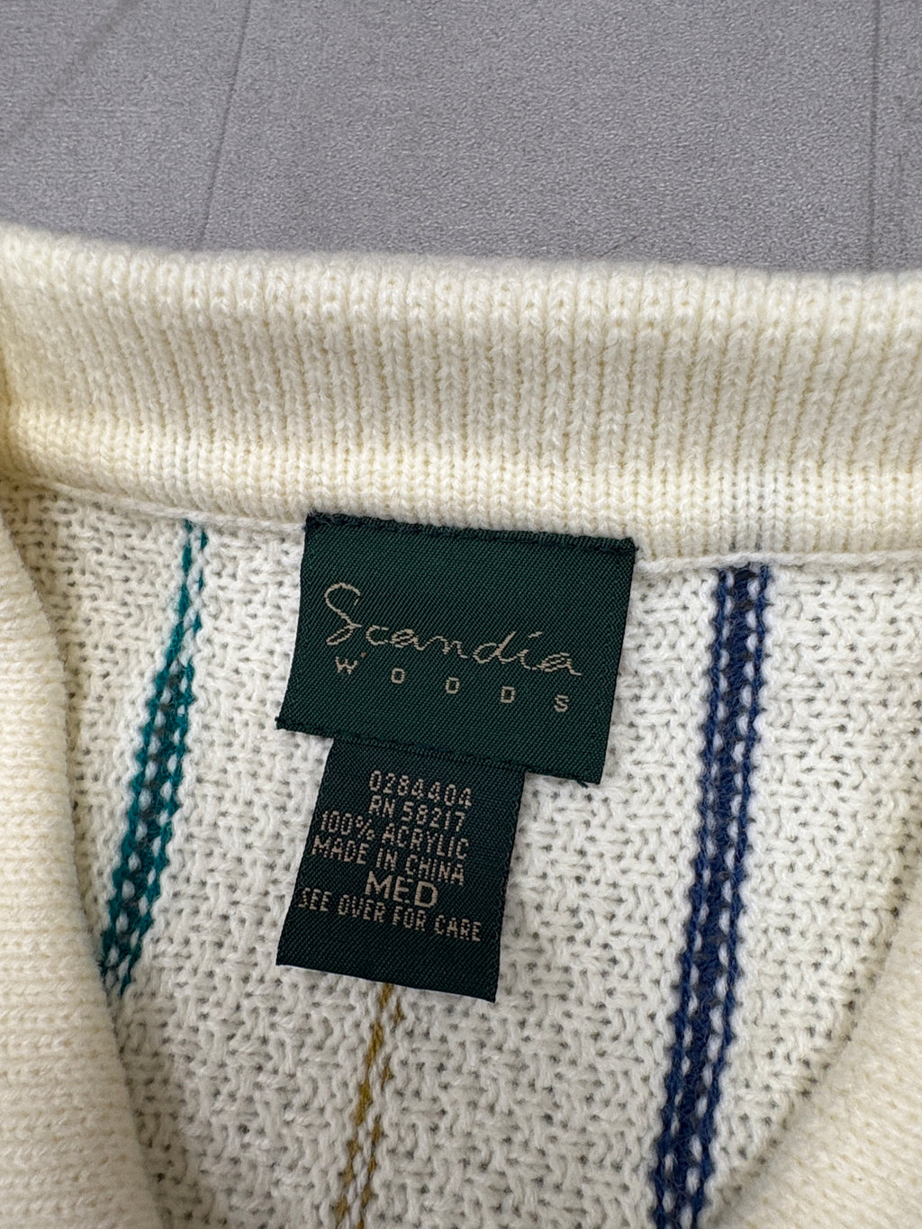 Vintage Scandia Woods Patterned Polo