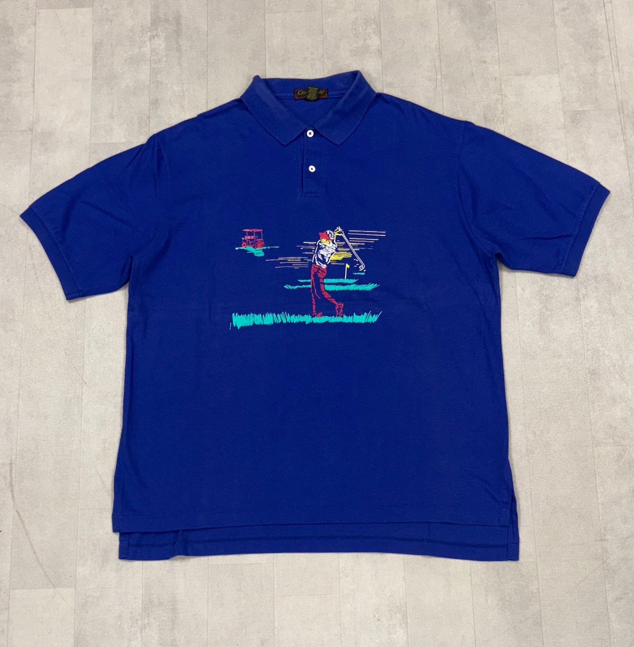 Vintage Golf Swing Polo - XL