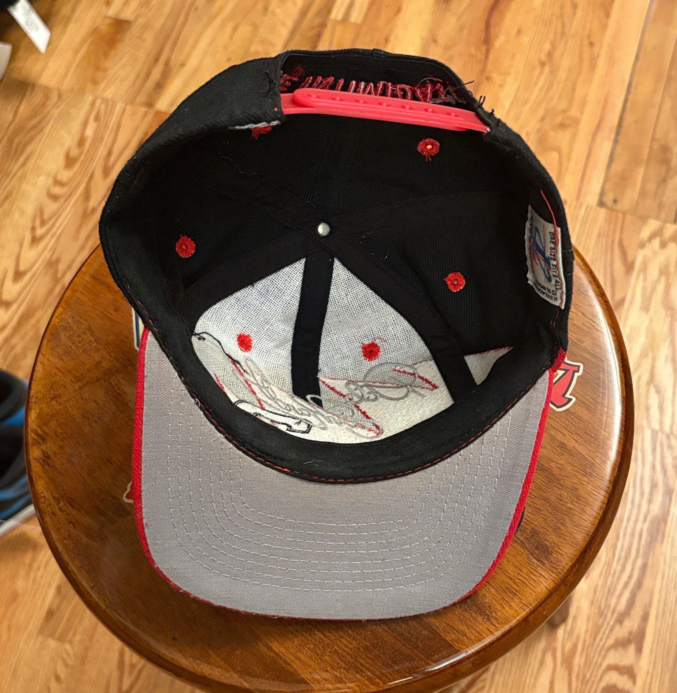 Vintage Dale Earnhardt “The Intimidator”Sharktooth Logo Athletic SnapBack Hat