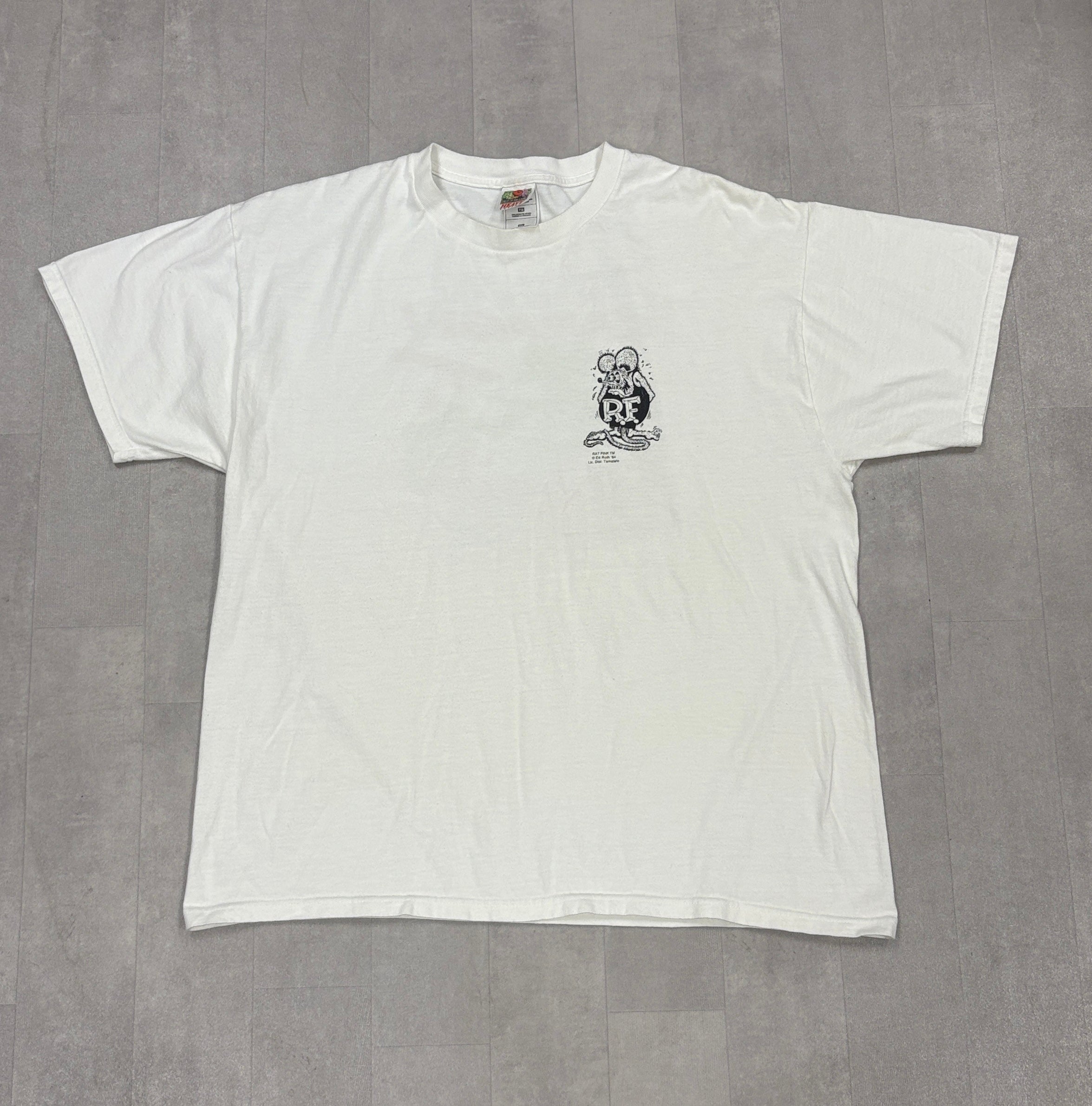 Vintage 1984 Rat Fink Garage Tee - LARGE