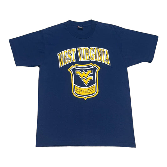 Vintage West Virginia Mountaineers Collegiate Single Stitch Tee - LARGE