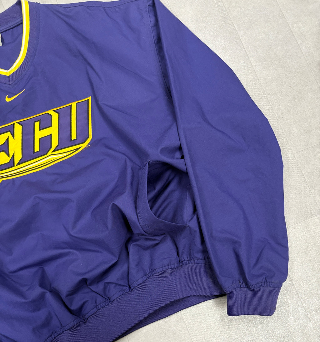 Vintage Nike x ECU Pirates Center Check Windbreaker - MEDIUM