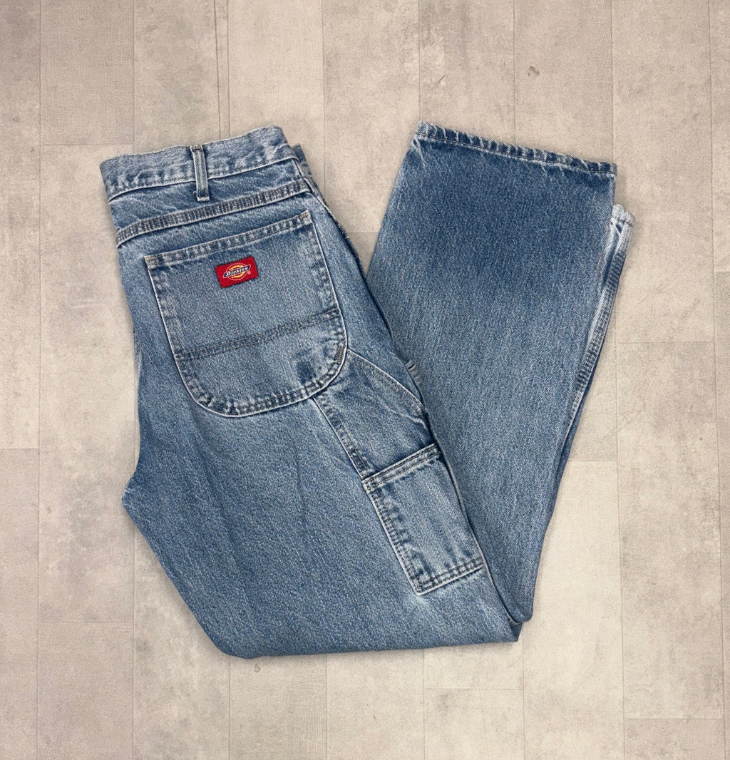 Dickies Light Wash Denim Jeans - 34x32