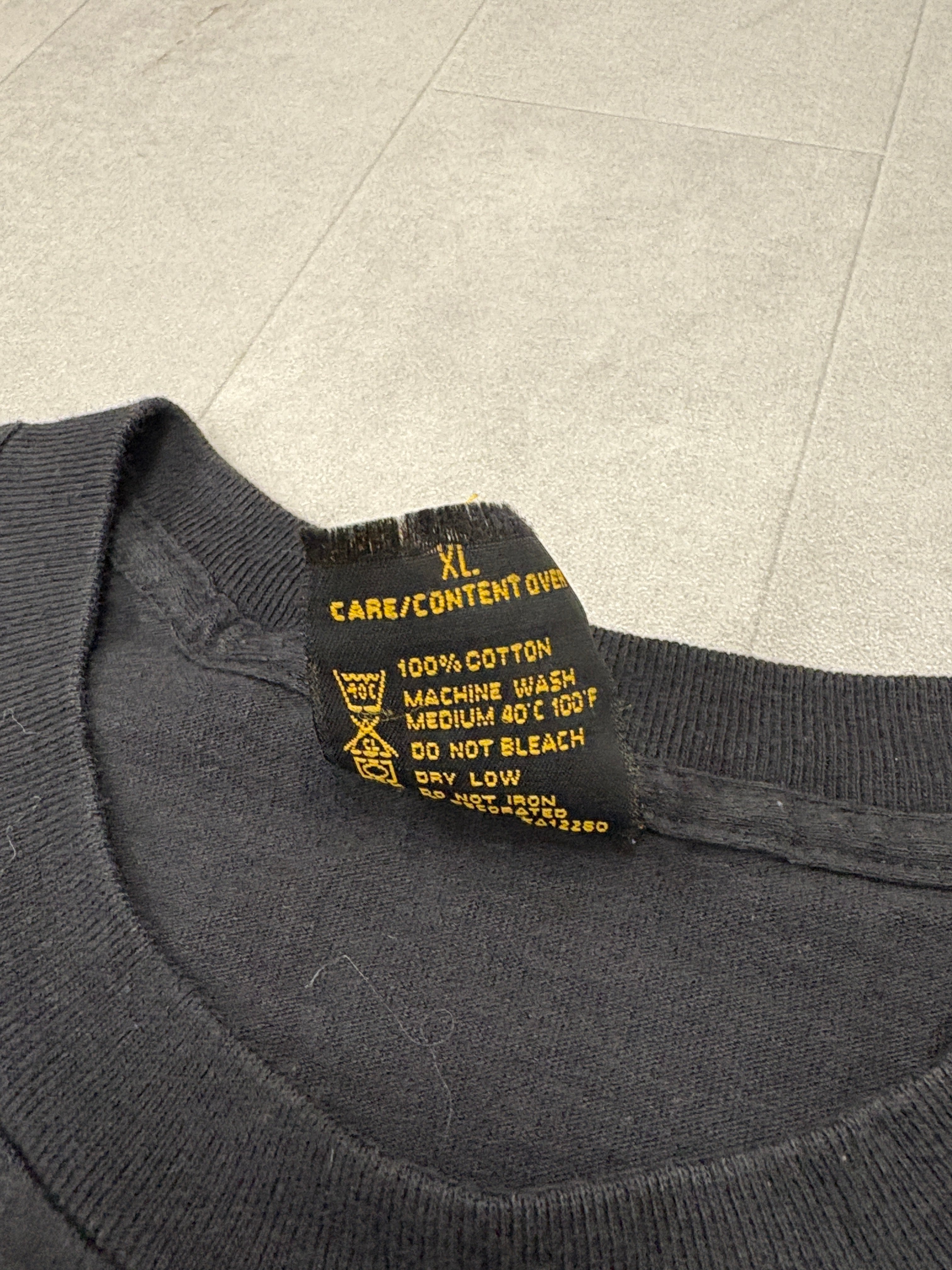 Vintage Jimmy Page Robert Plant 1995 Music Tour Band No Quarter Concert Tee