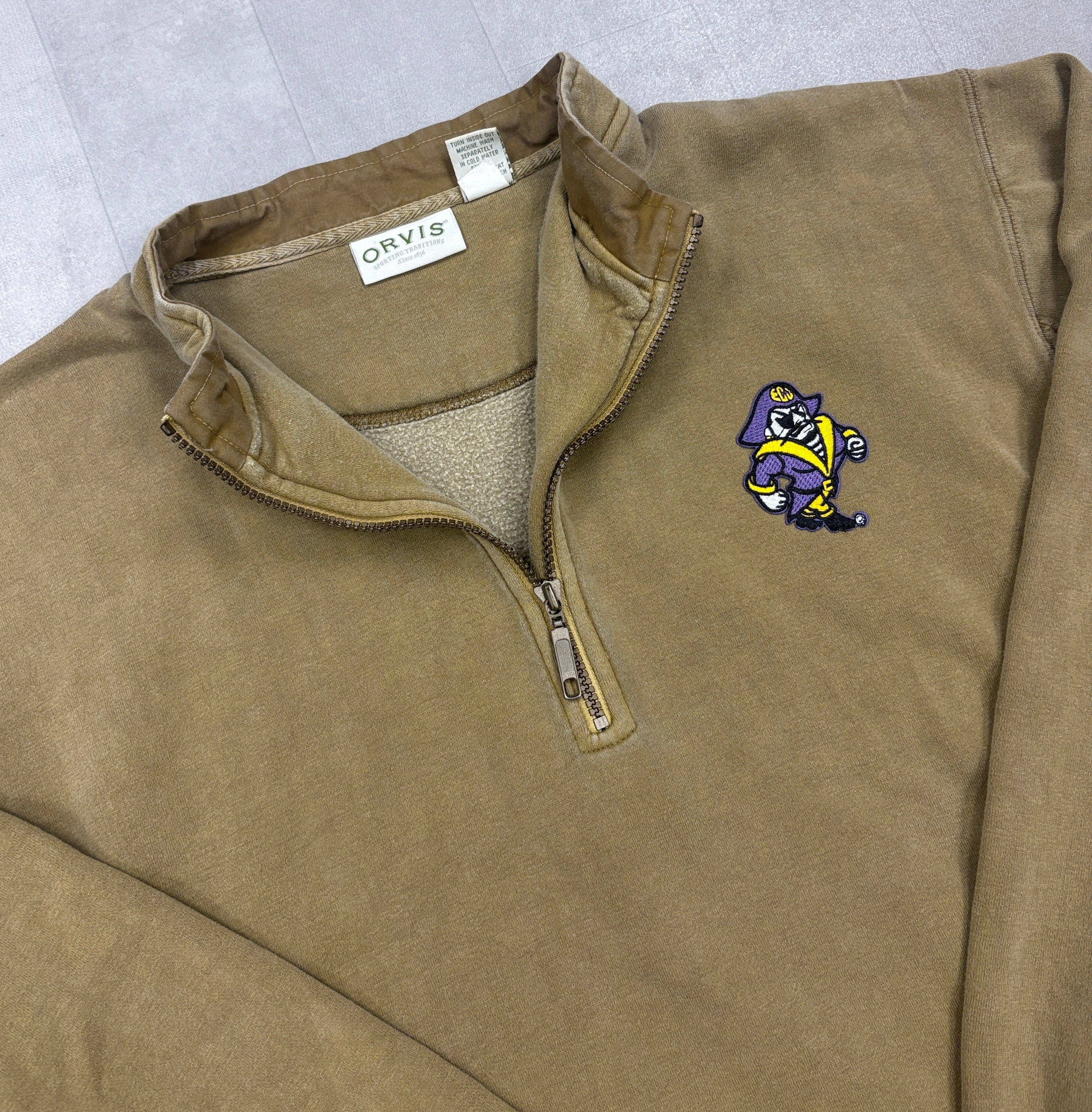 Orvis x East Carolina Pirates Quarter Zip - XXL