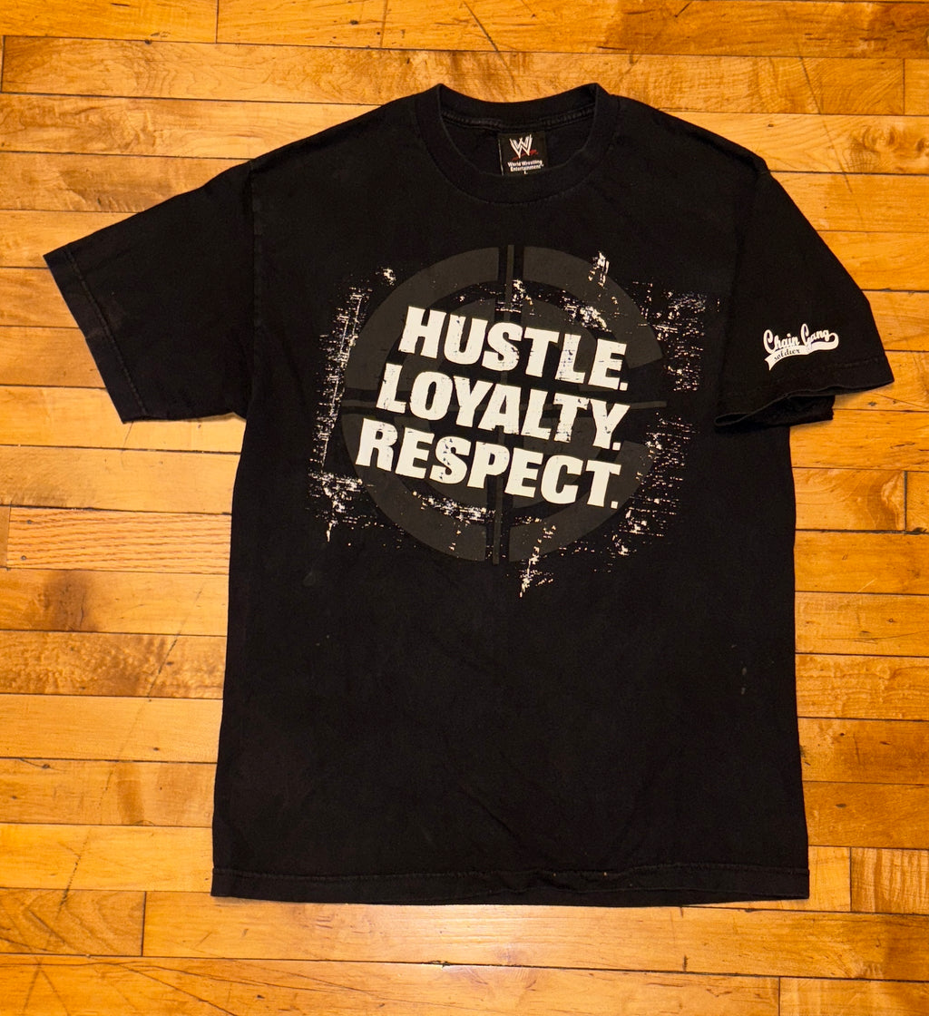 2006 Wrestlemania Down Since Day One John Cena Chain Gang Soldier Tee - LARGE