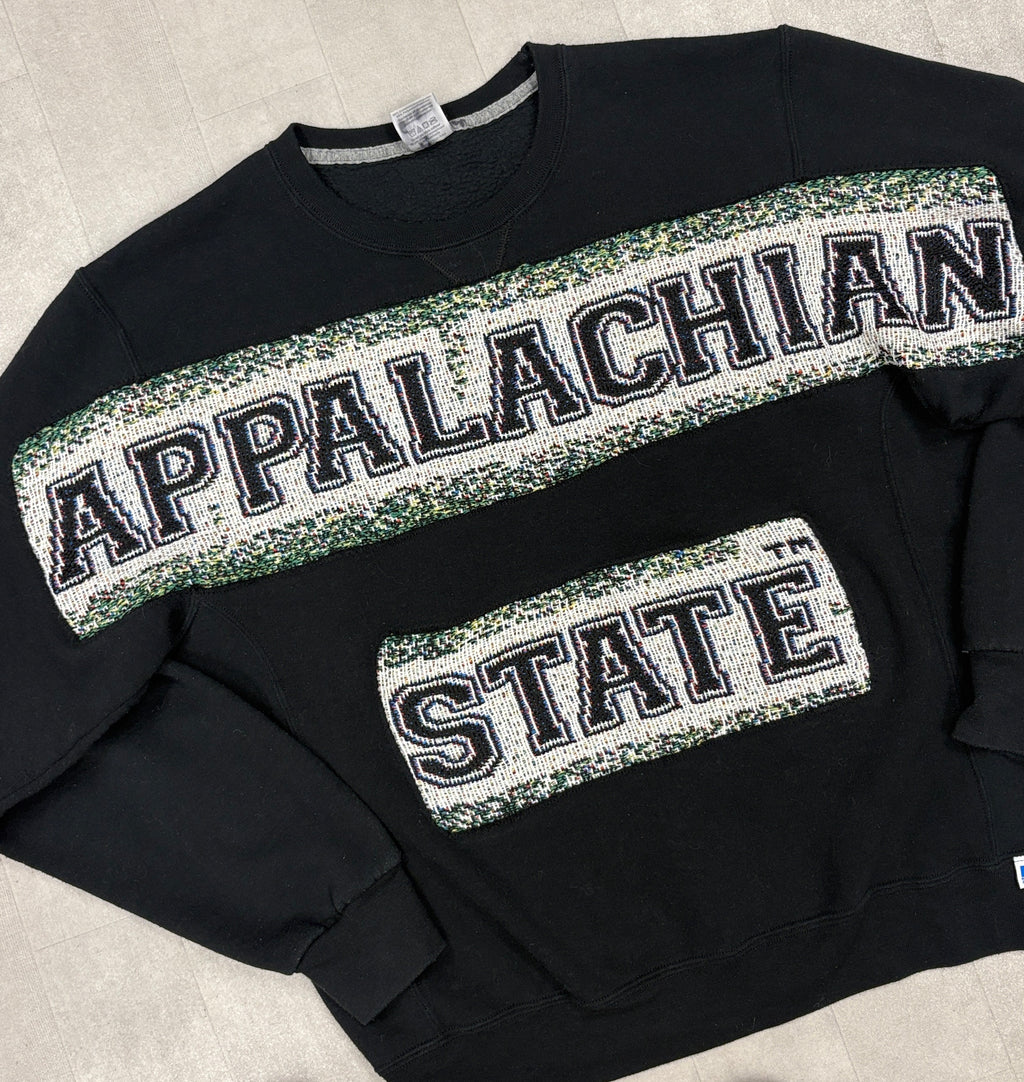 Custom Appalachian State Mountaineers Crewneck Sweater - LARGE